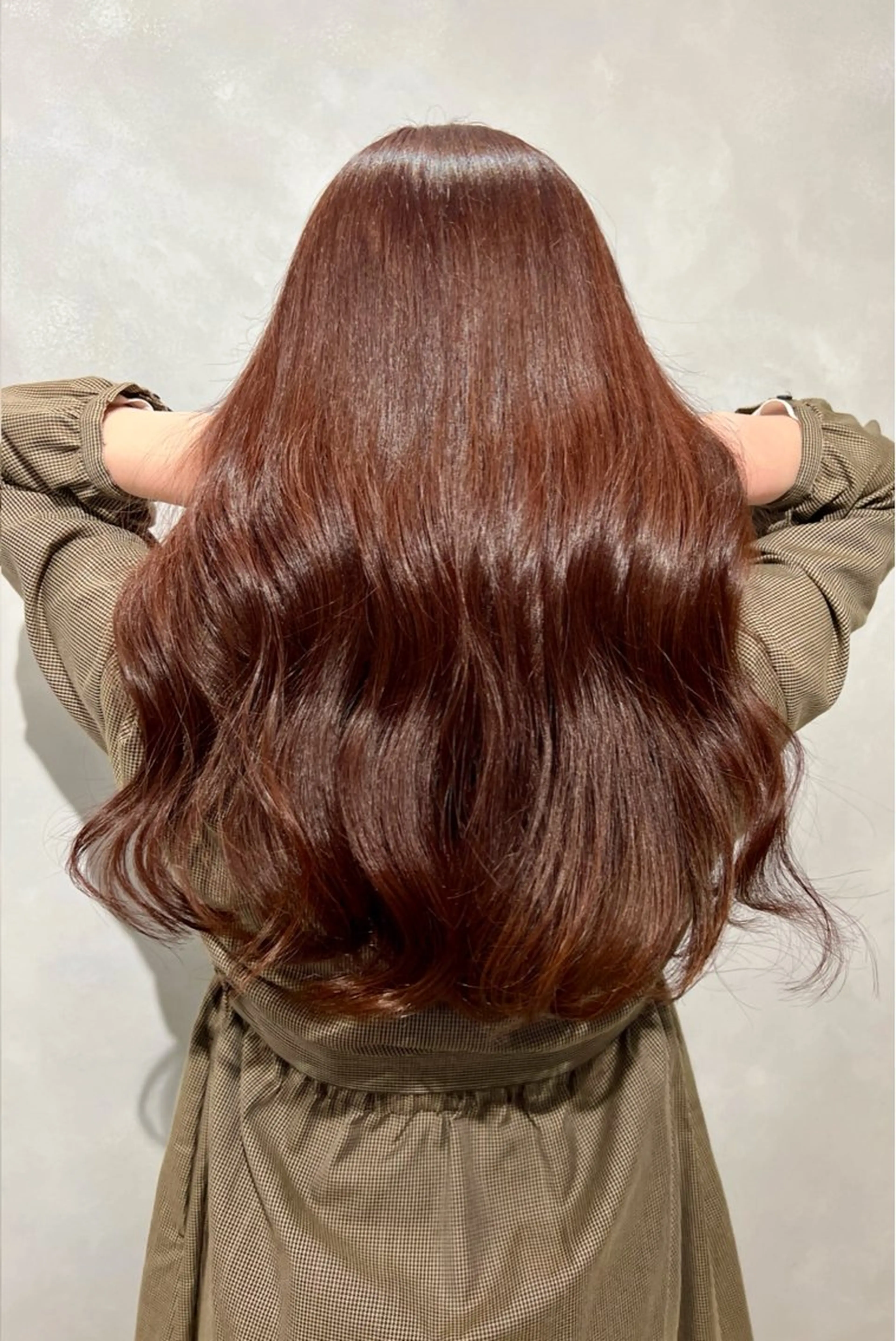 ロング カラー ブラウンカラー ヘアカラー トリートメント 髪質改善/縮毛矯正 レイヤー/松川匠のヘアスタイル