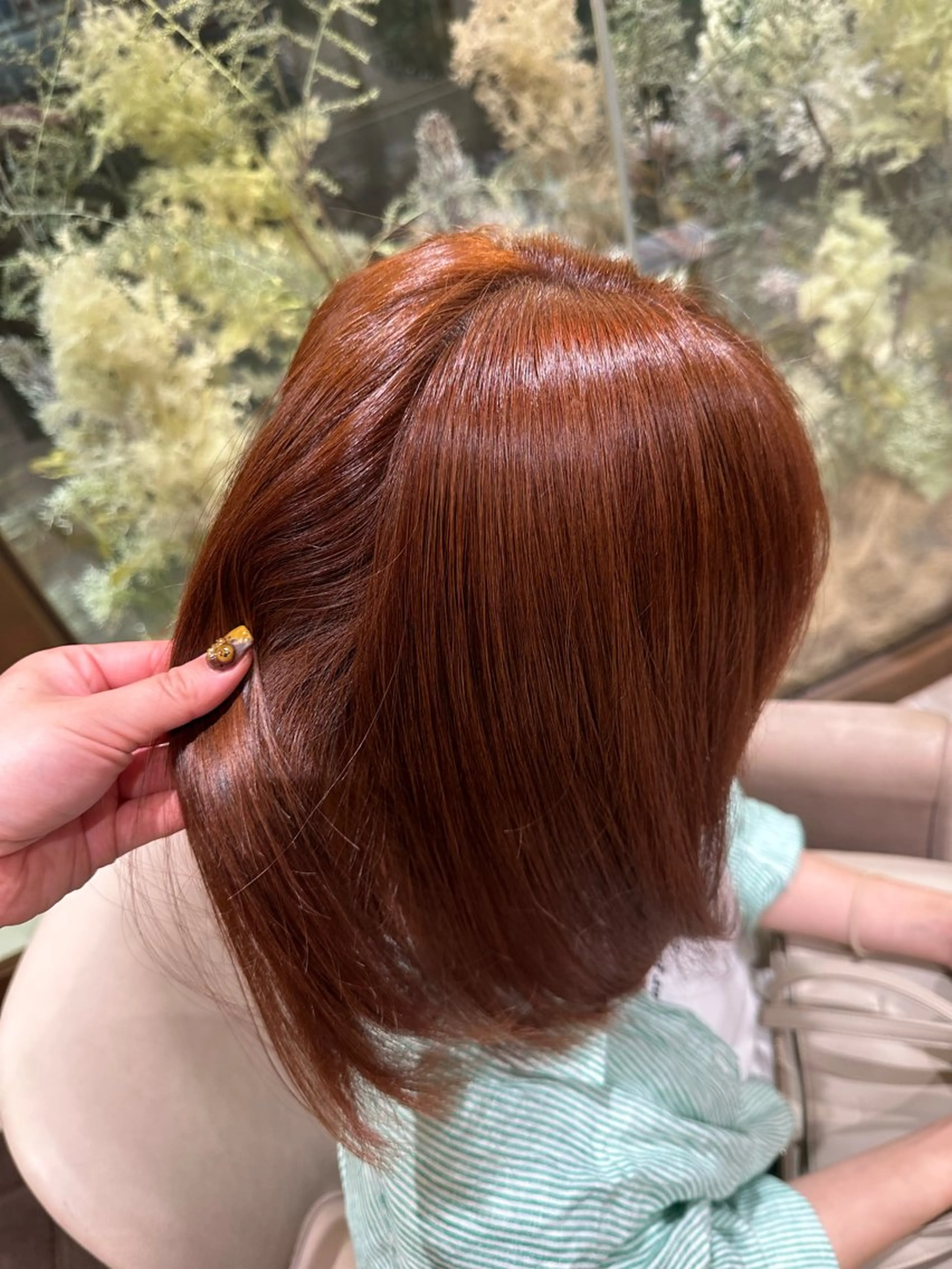 ミディアム カラー ブラウンカラー オレンジ オレンジブラウン LUZ所属・古川 真衣のその他イメージ