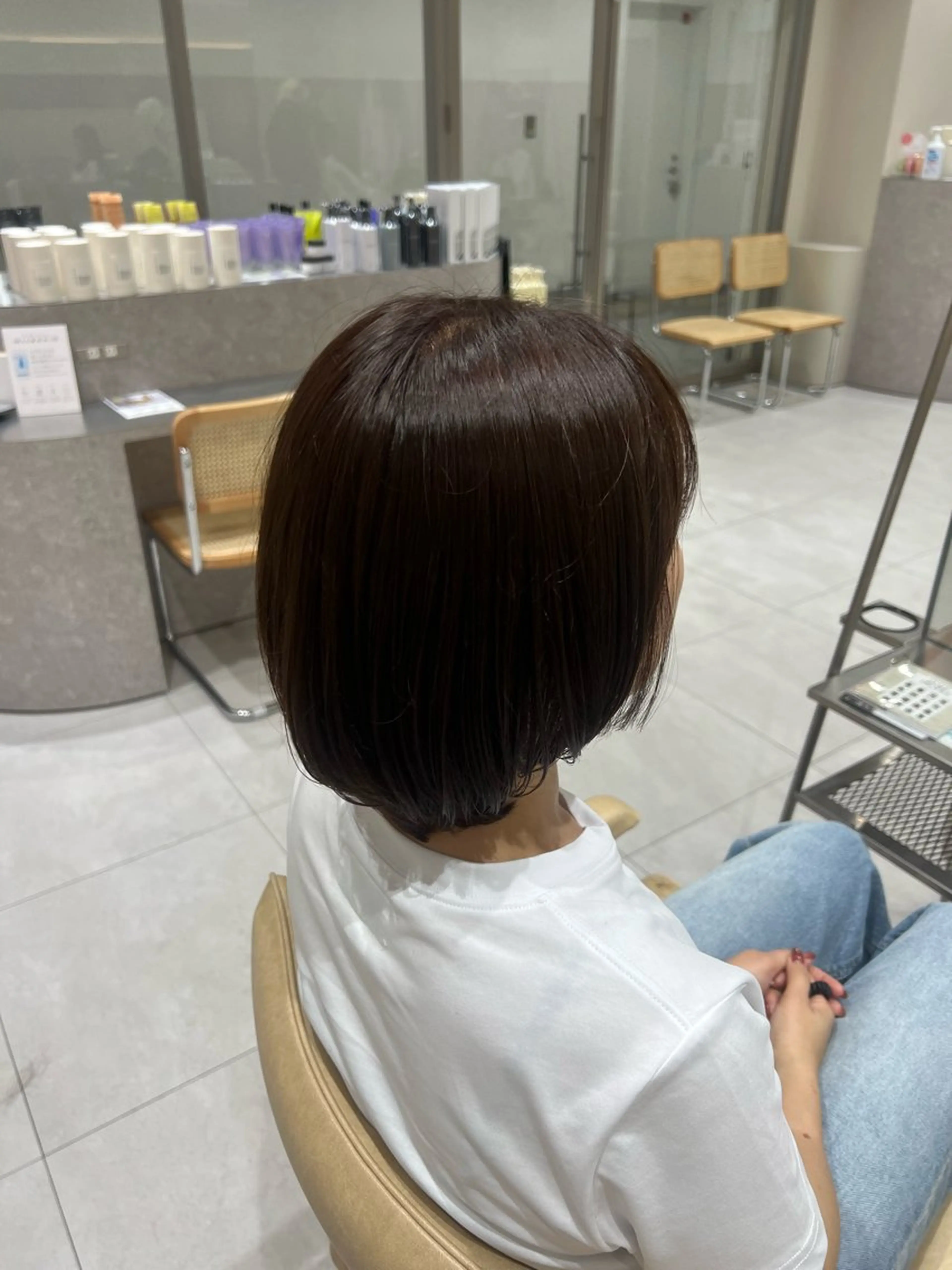 ショート カラー カット ヘアカラー トリートメント 韓国レイヤー｜ 透明感カラー｜ココナのヘアスタイル