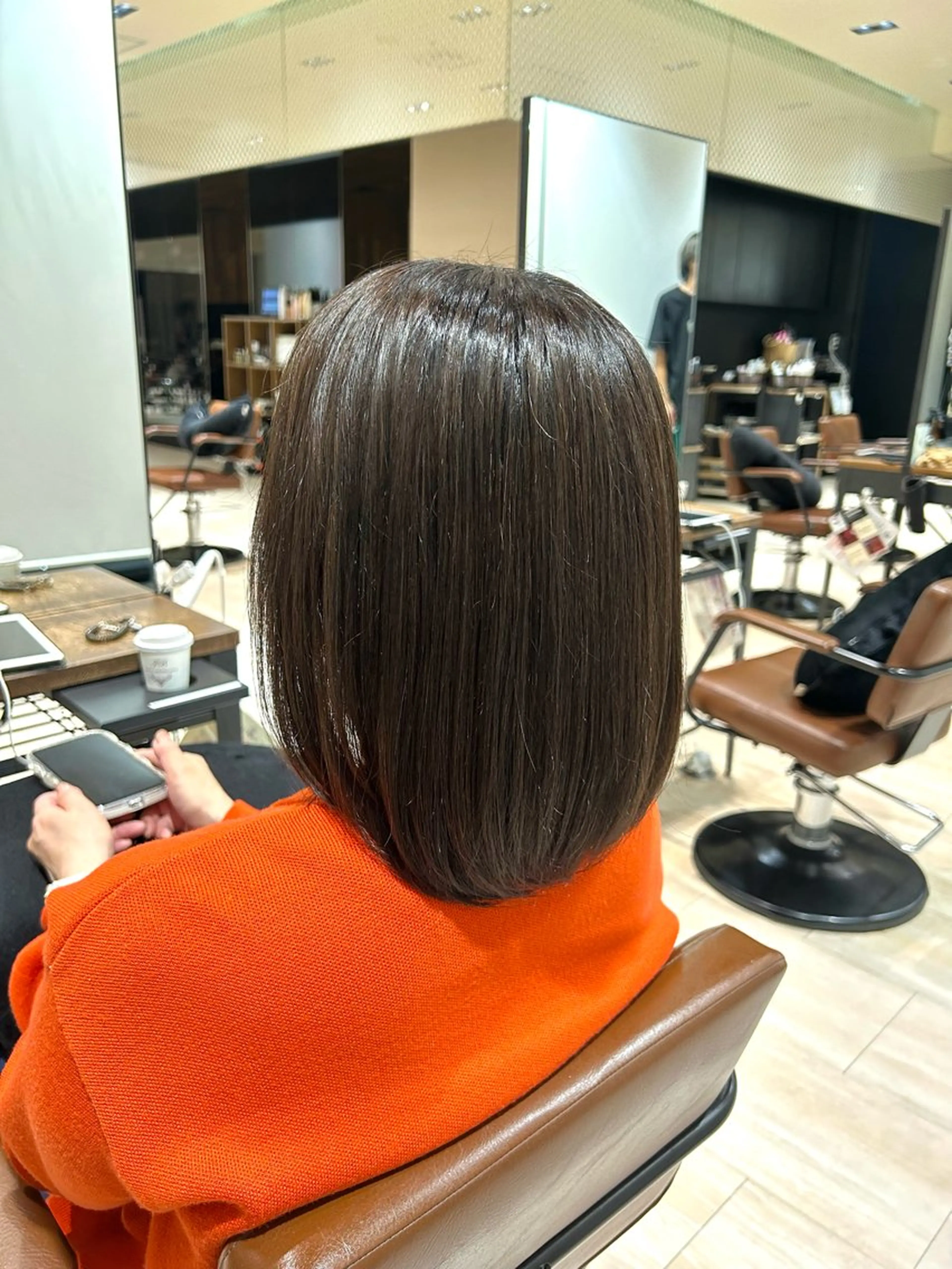 カラー 韓国ヘア/レイヤー/ 顔まわり足立遥奈のヘアスタイル