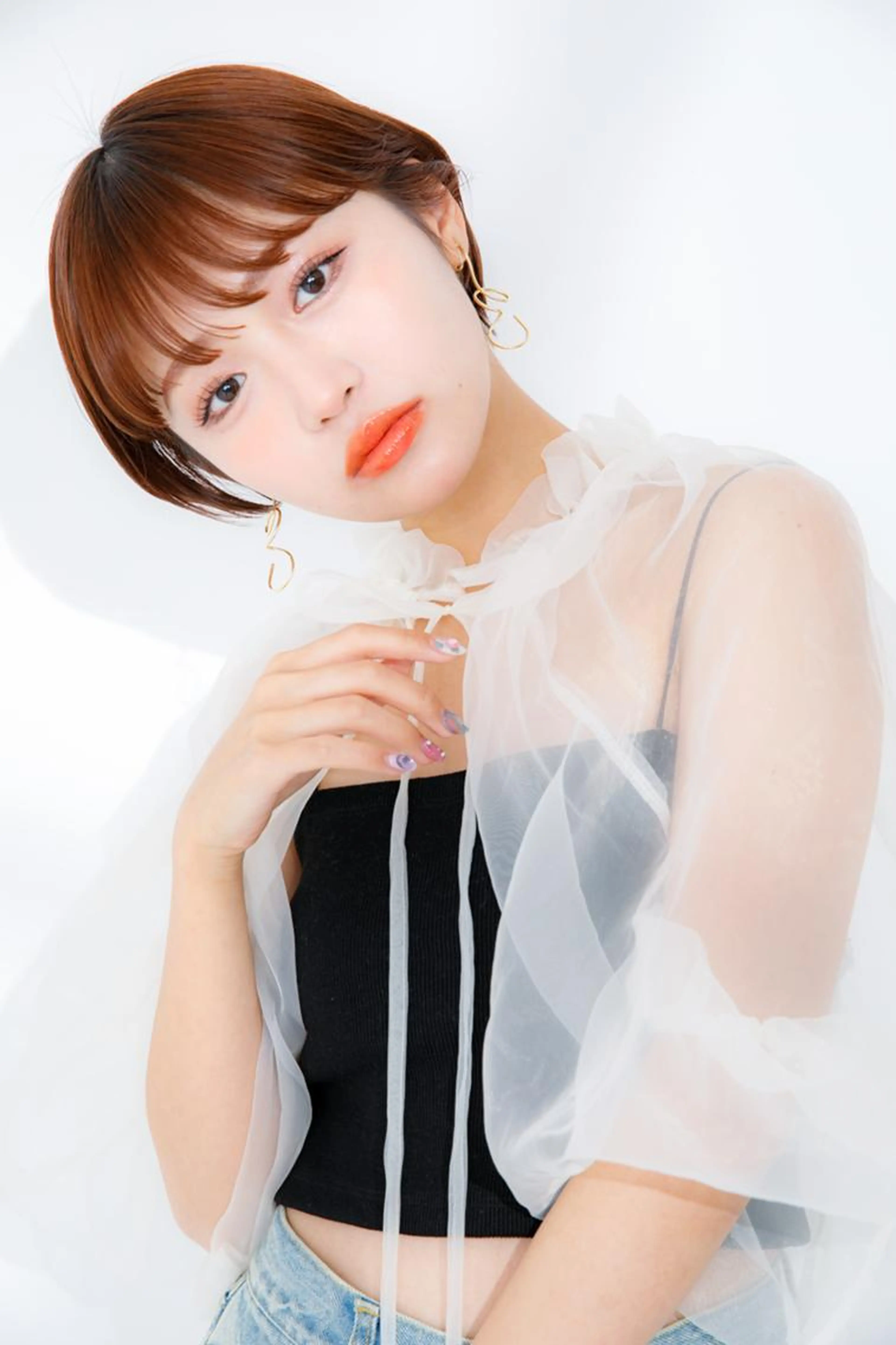 【ダメージレス◎透明感カラー】カット+ブリーチなしダブルカラー+2stepトリートメントの写真