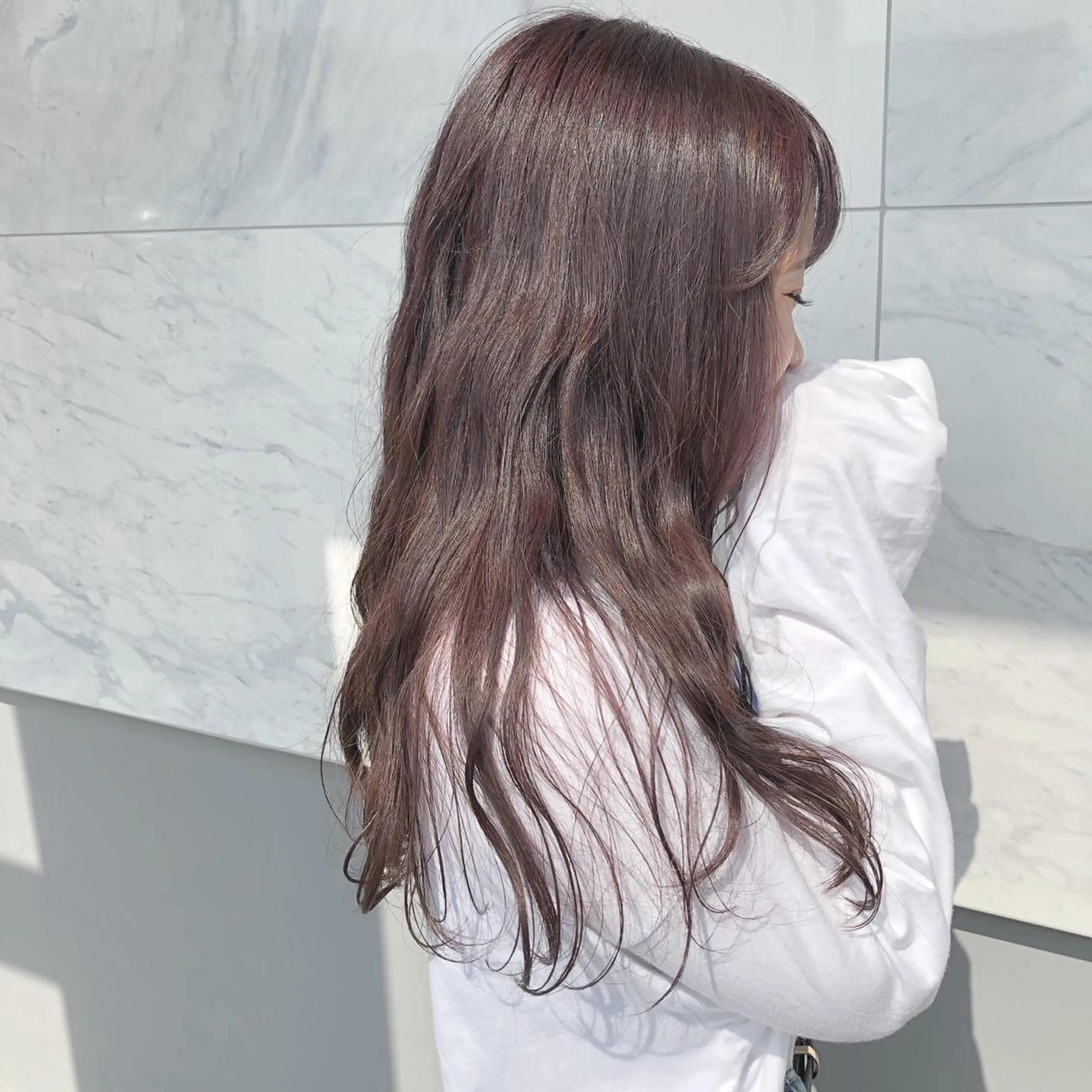 ロング カラー ヘアアレンジ 吉野 優子のマツエク・マツパデザイン