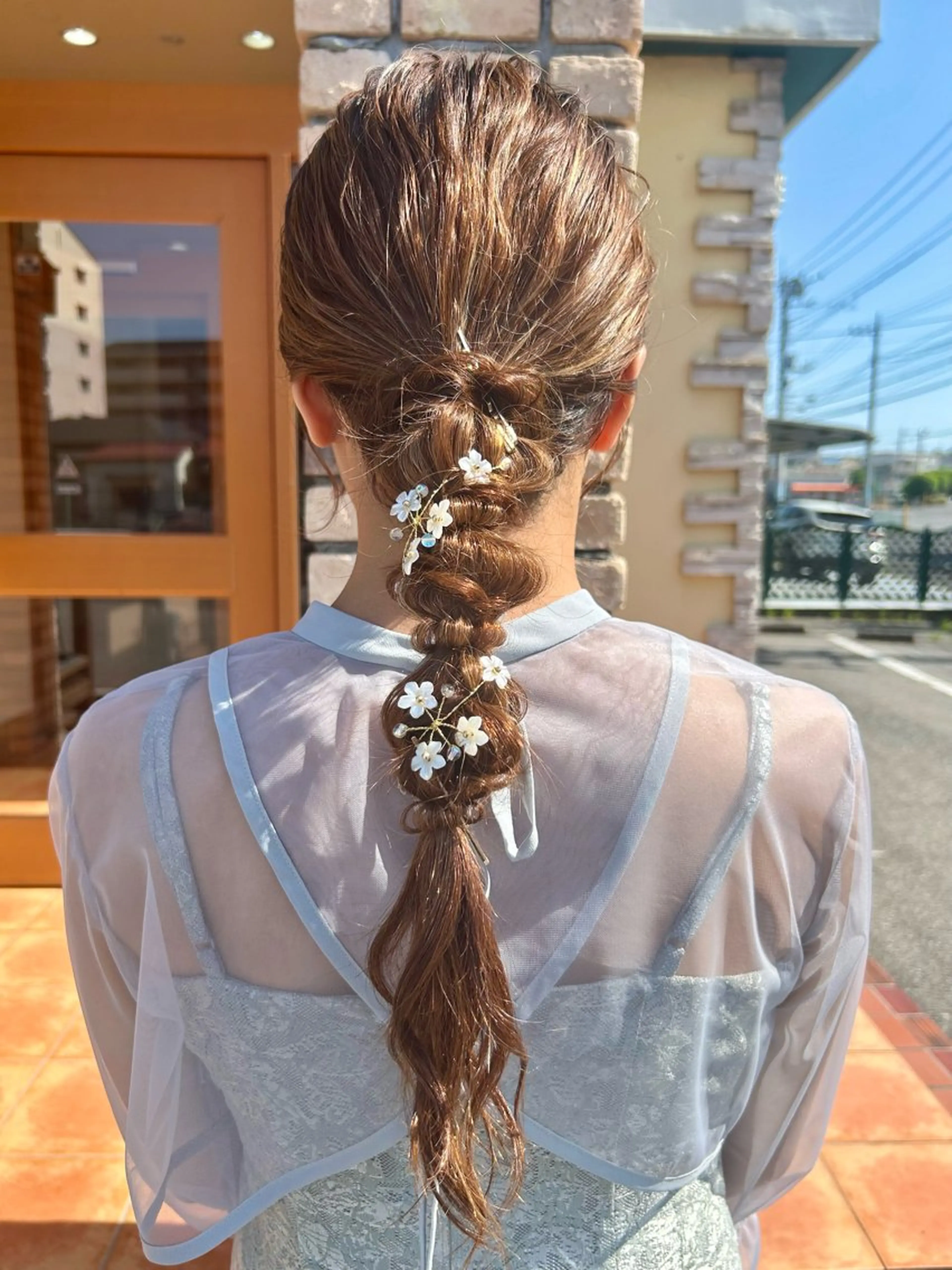 ヘアアレンジ 結婚式・ブライダル 坂本 瑞季 🤍 髪質改善のヘアスタイル