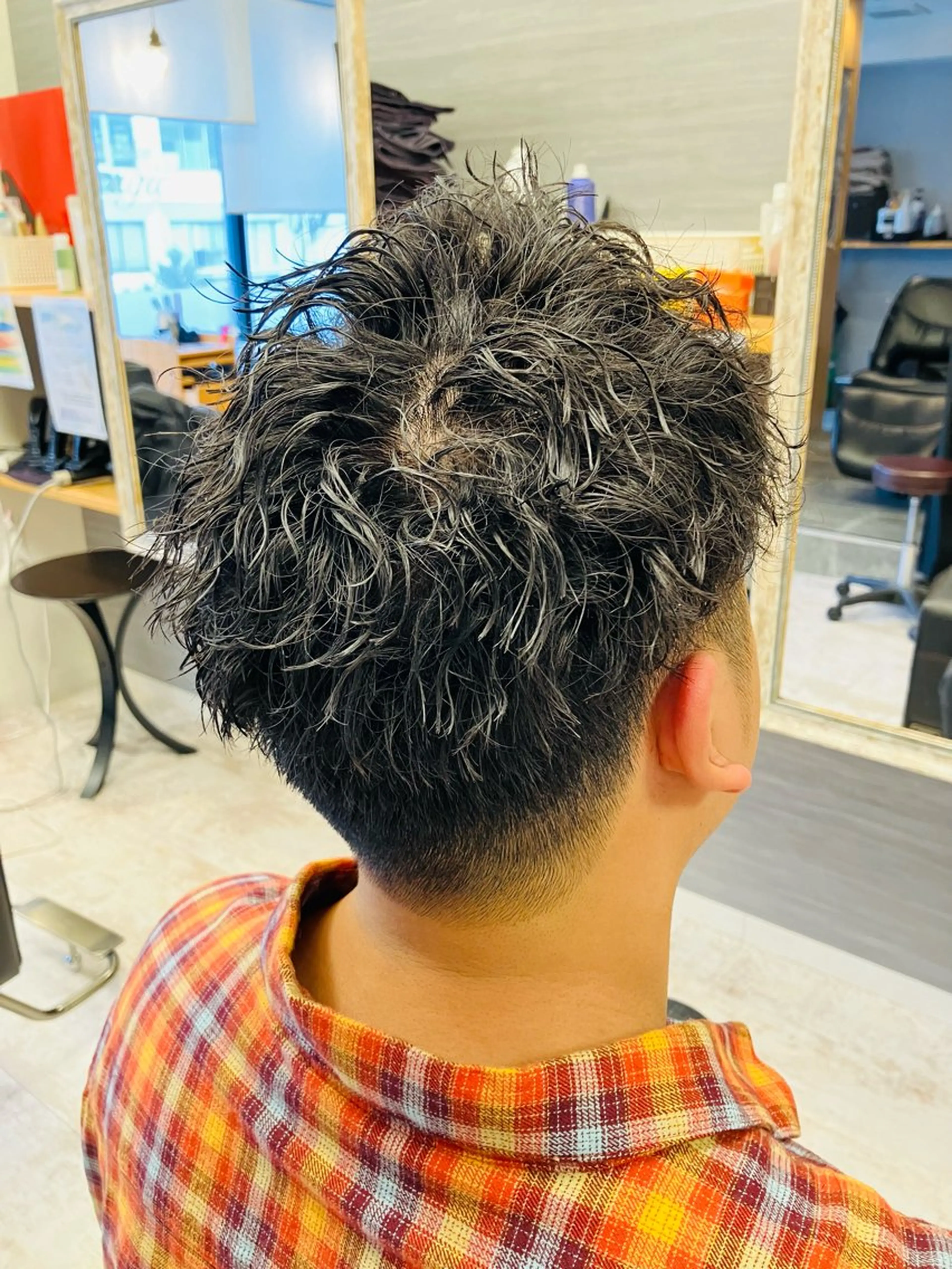 パーマ メンズ カット パーマ メンズ特化/パーマ/ フェードWATARUのヘアスタイル