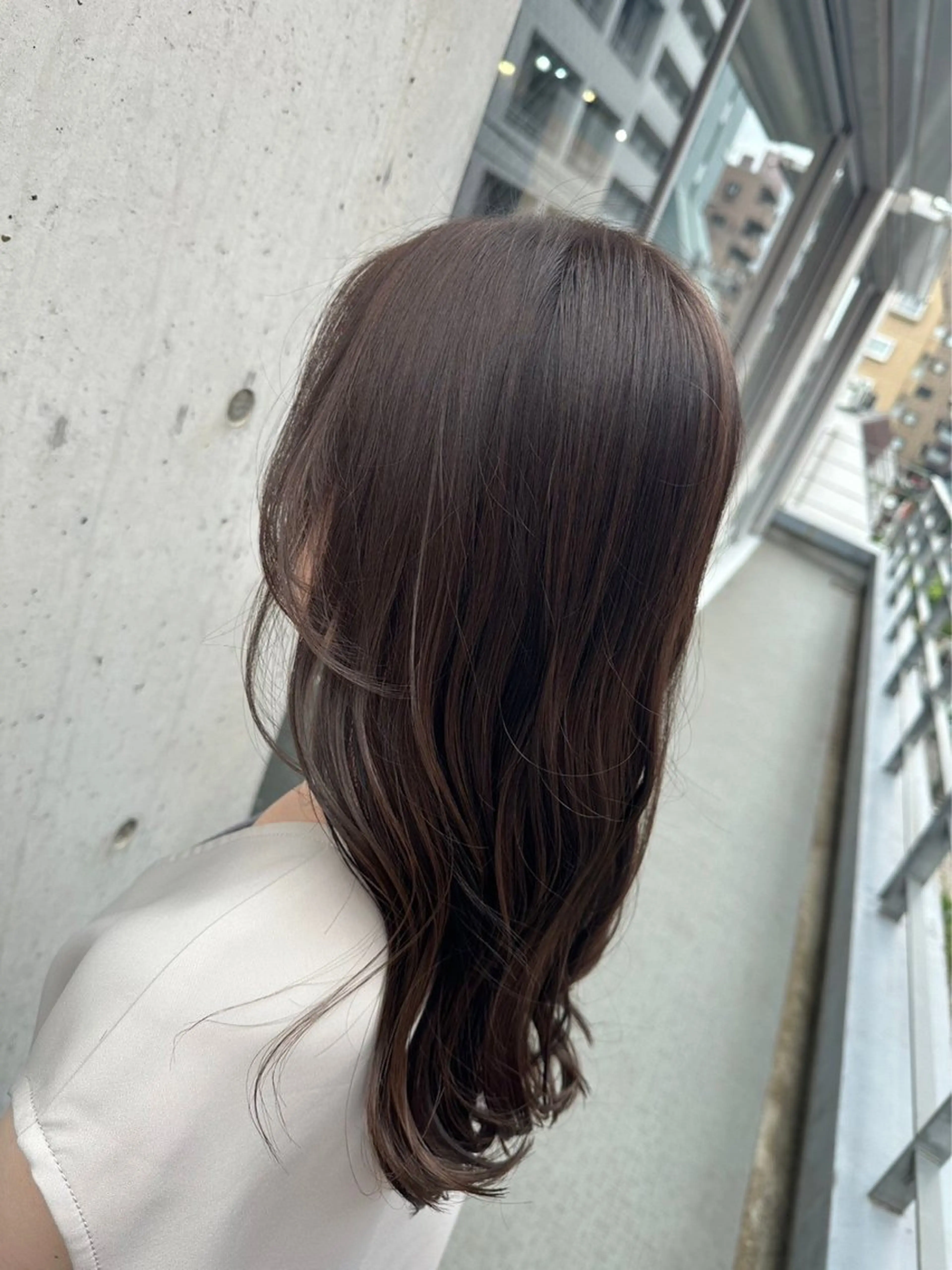 ロング カラー カット ヘアカラー トリートメント 髪質改善⭐️縮毛矯正 中野⭐️Rinaのヘアスタイル