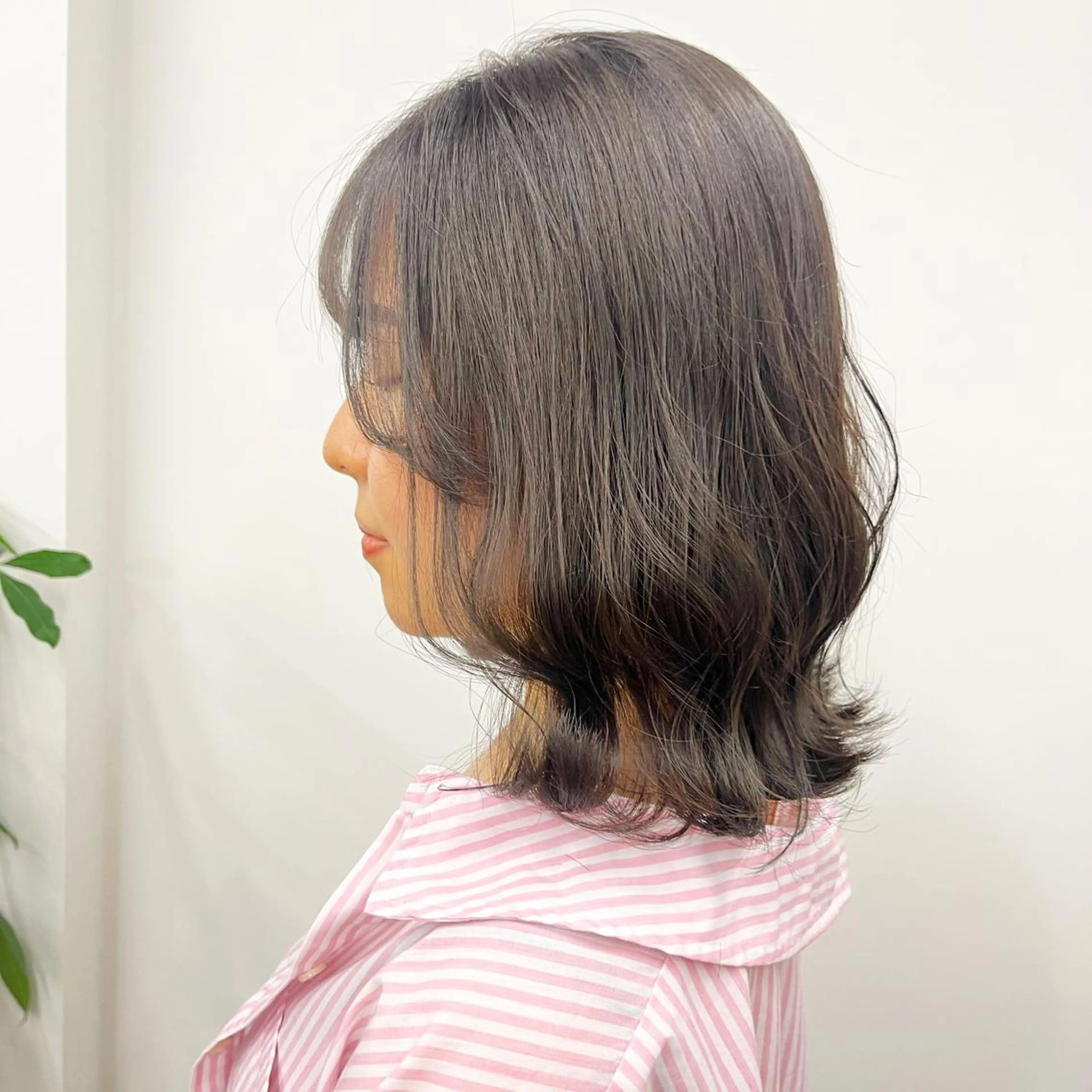 セミロング カラー ヘアアレンジ 成人式 結婚式・ブライダル グレージュ オリーブグレージュ オリーブグレー HIROKO / 透明感暖色カラー🎀のヘアスタイル