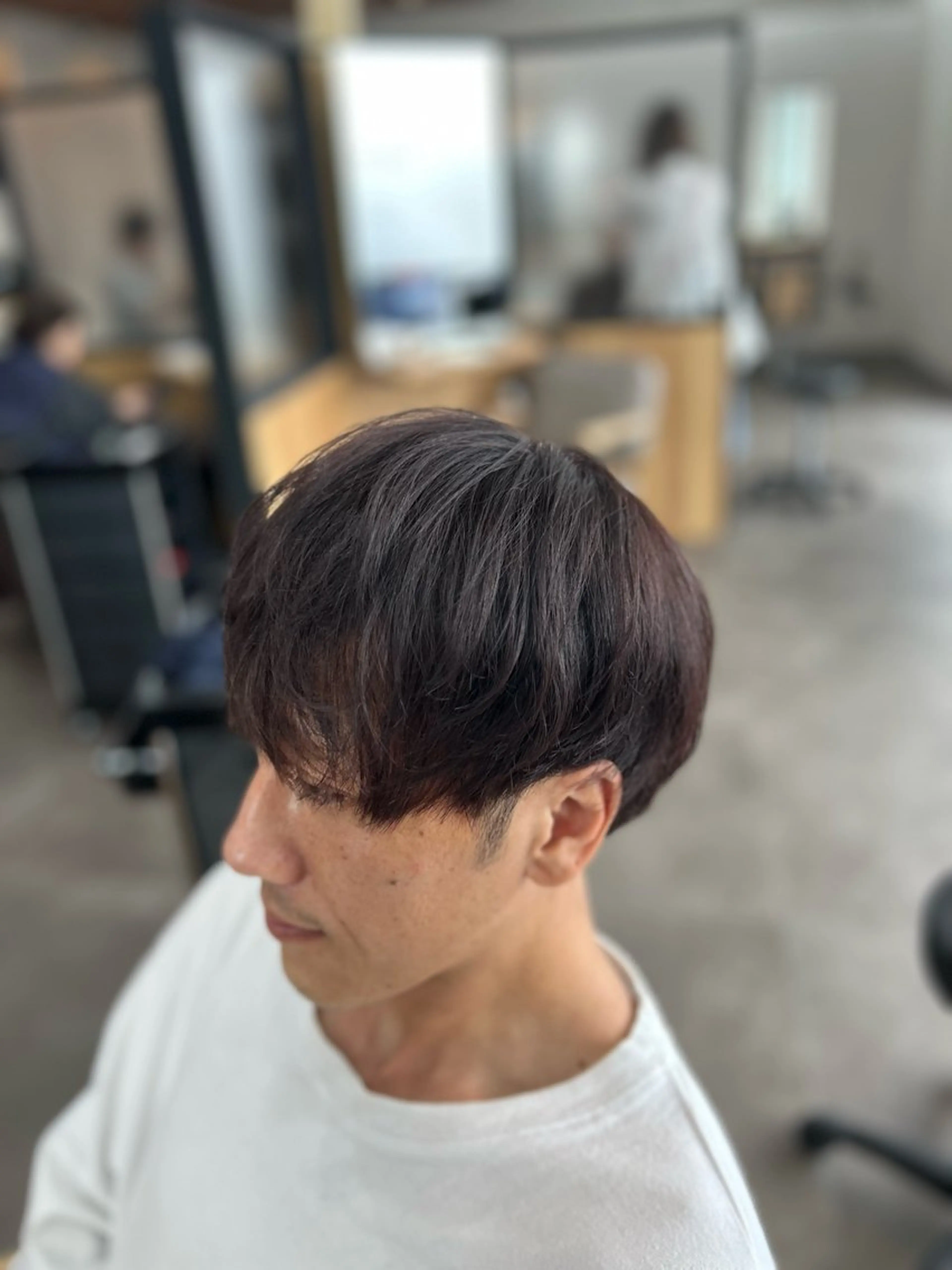 カラー メンズ 竹内 都のヘアスタイル
