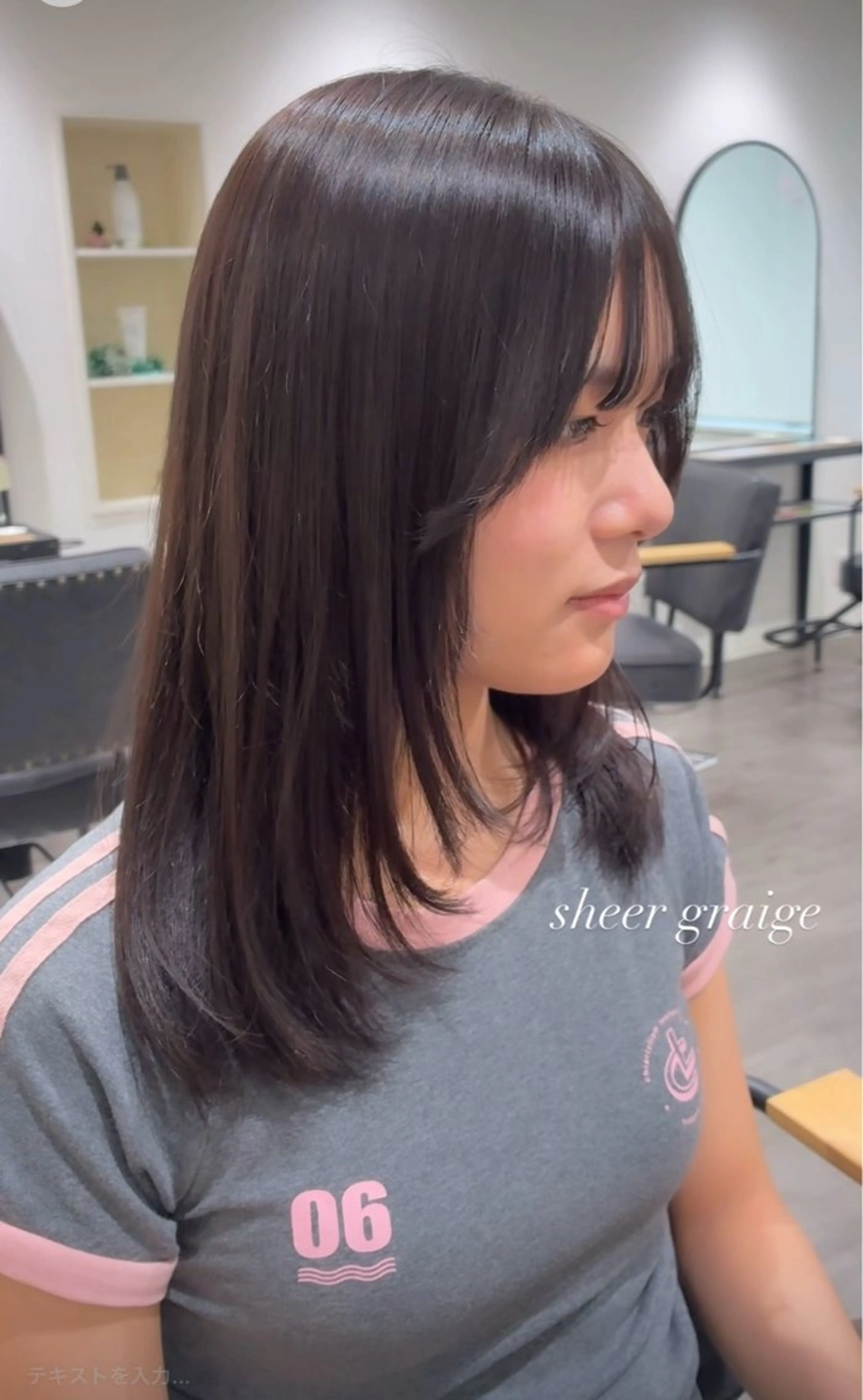 セミロング カット ヘアカラー cocotte🦋 miyuのヘアスタイル