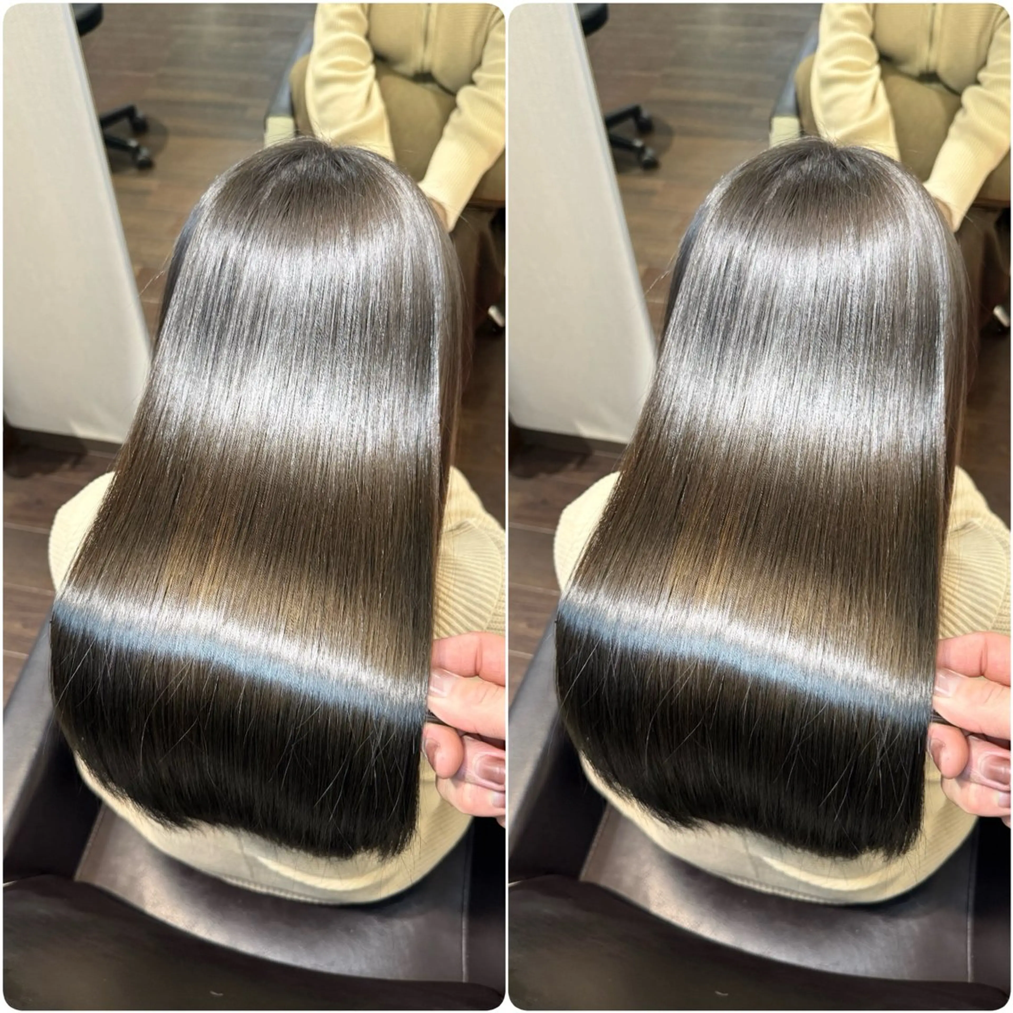 ロング カラー カット ヘアカラー トリートメント ヘッドスパ youres hair 髪質改善トリートメント&ヘッドスパ　新宿EAST所属・🌹ULTOWA🌹 髪質改善/縮毛/店長のヘアスタイル