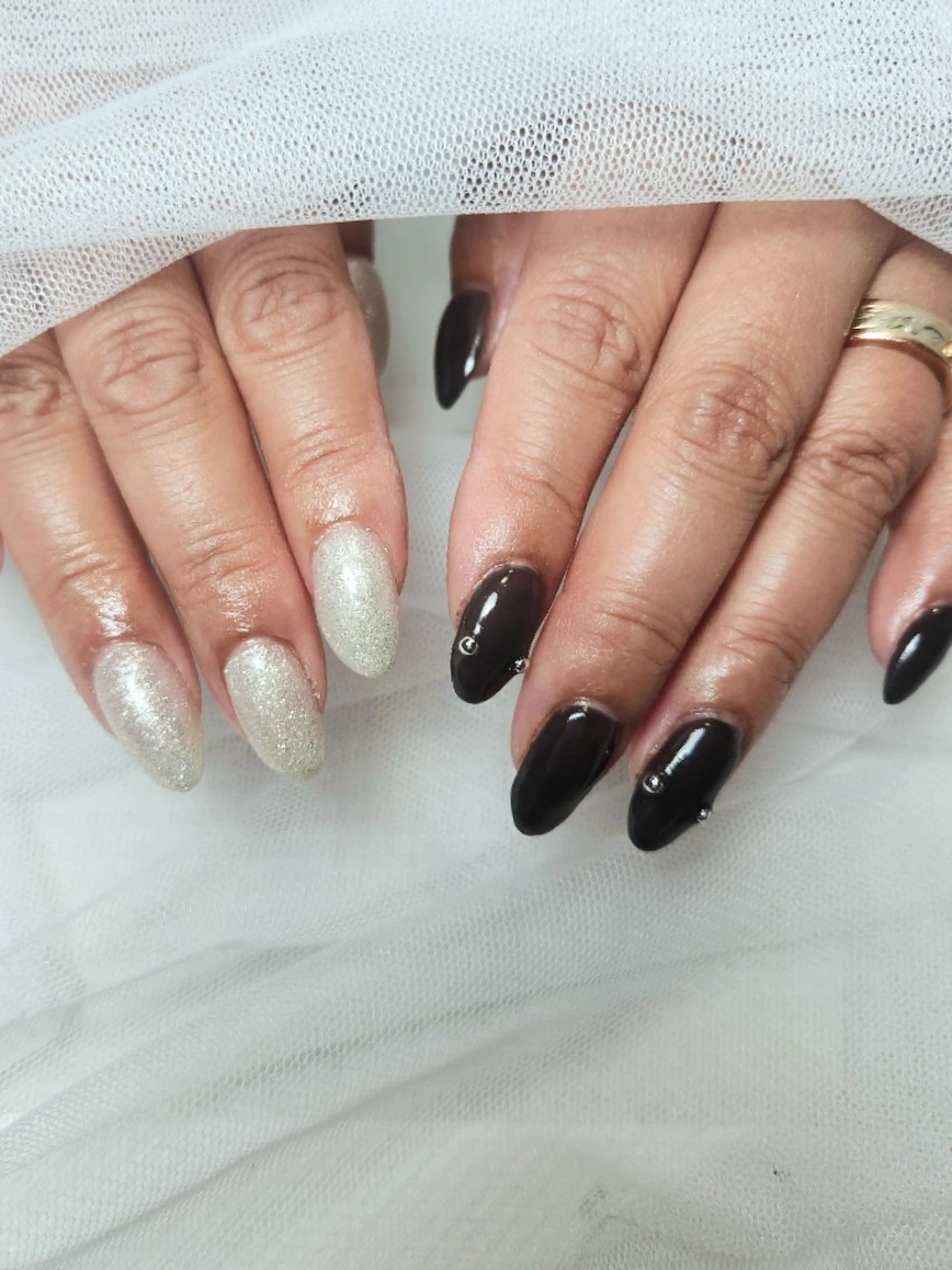 ネイル ジェルネイル ラメ(グリッター) シンプルネイル 春ネイル Nailroom3  古屋明美のネイルデザイン