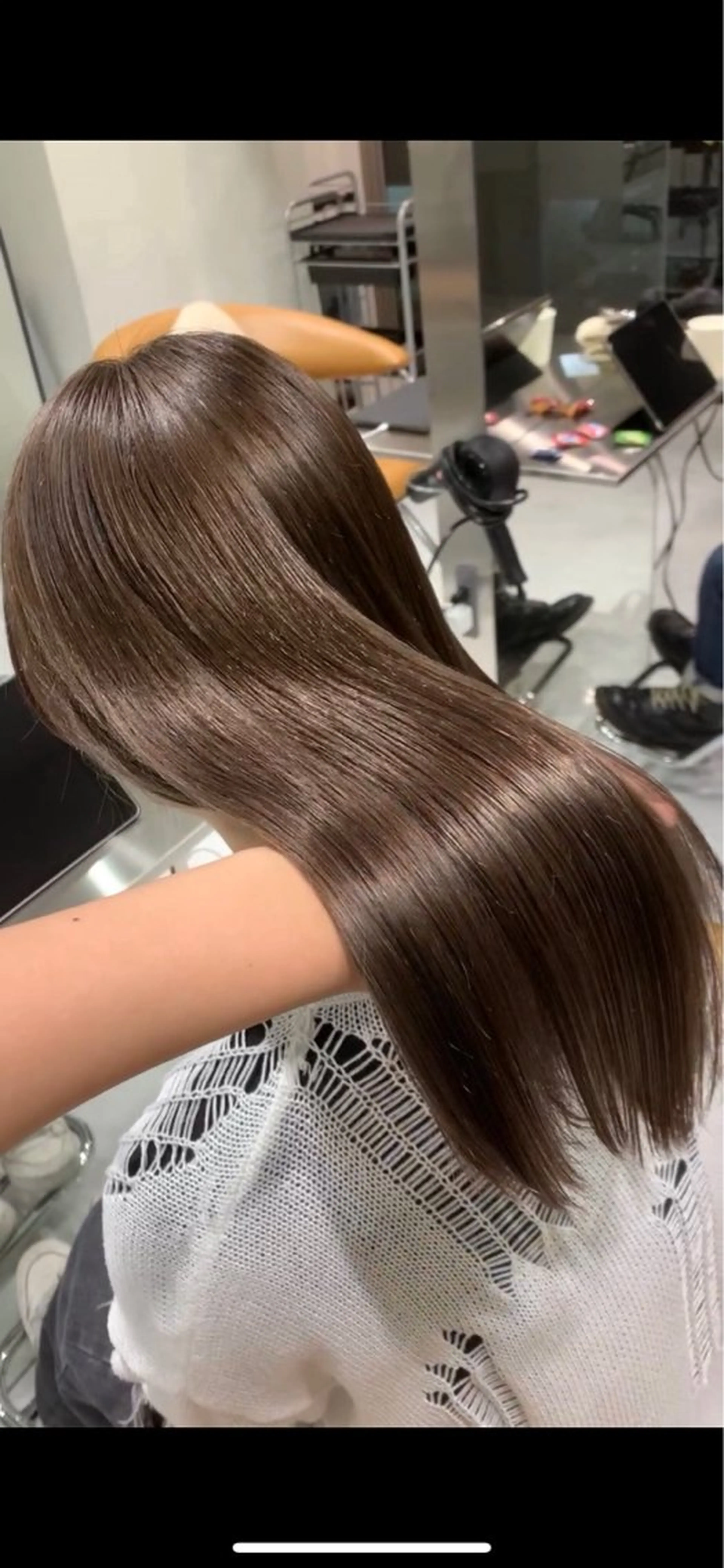 ミディアム 伊藤 りいなのヘアスタイル