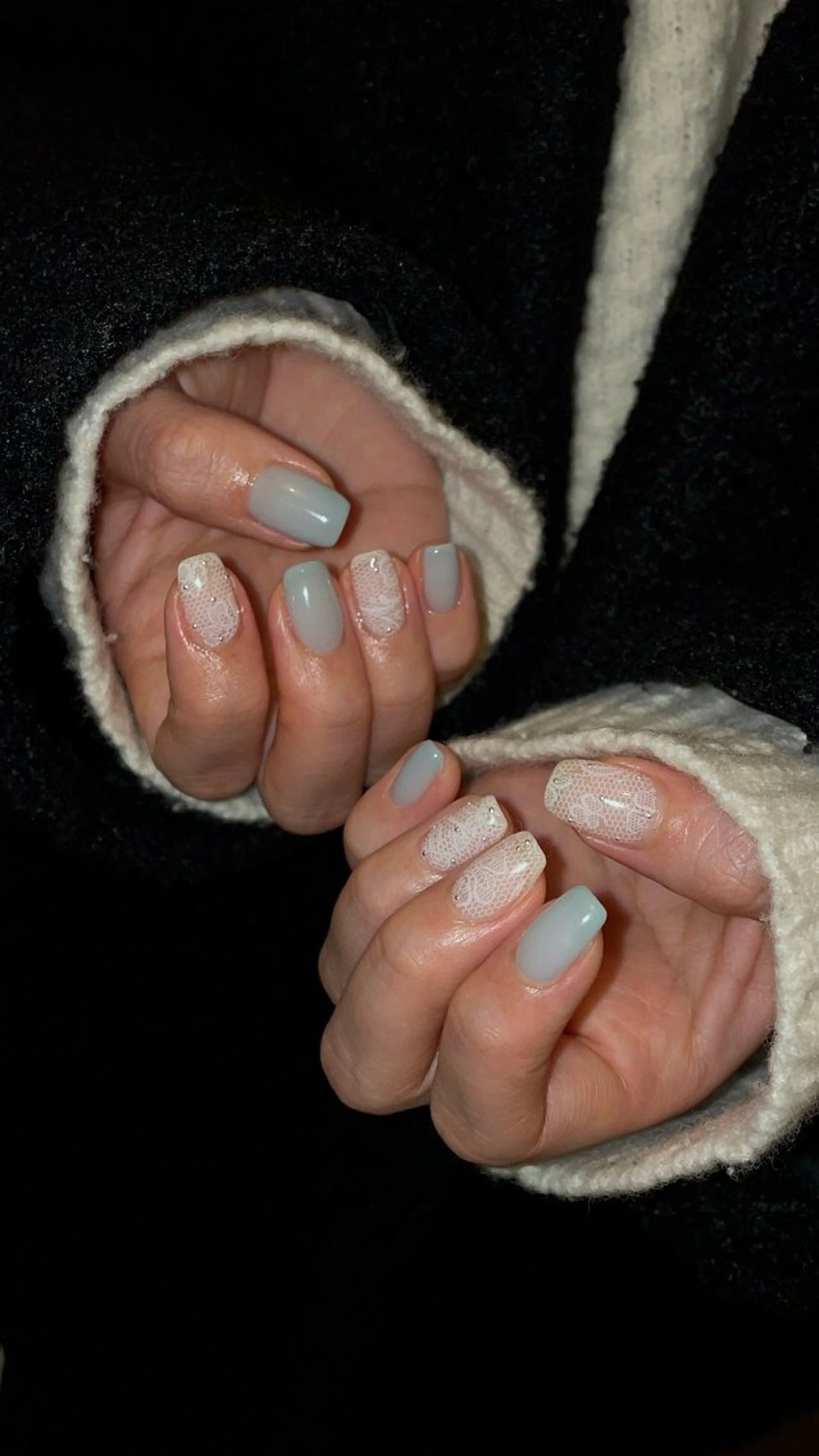 ネイル レース ハンドネイル フットネイル with hues所属・with hues AYAのネイルデザイン