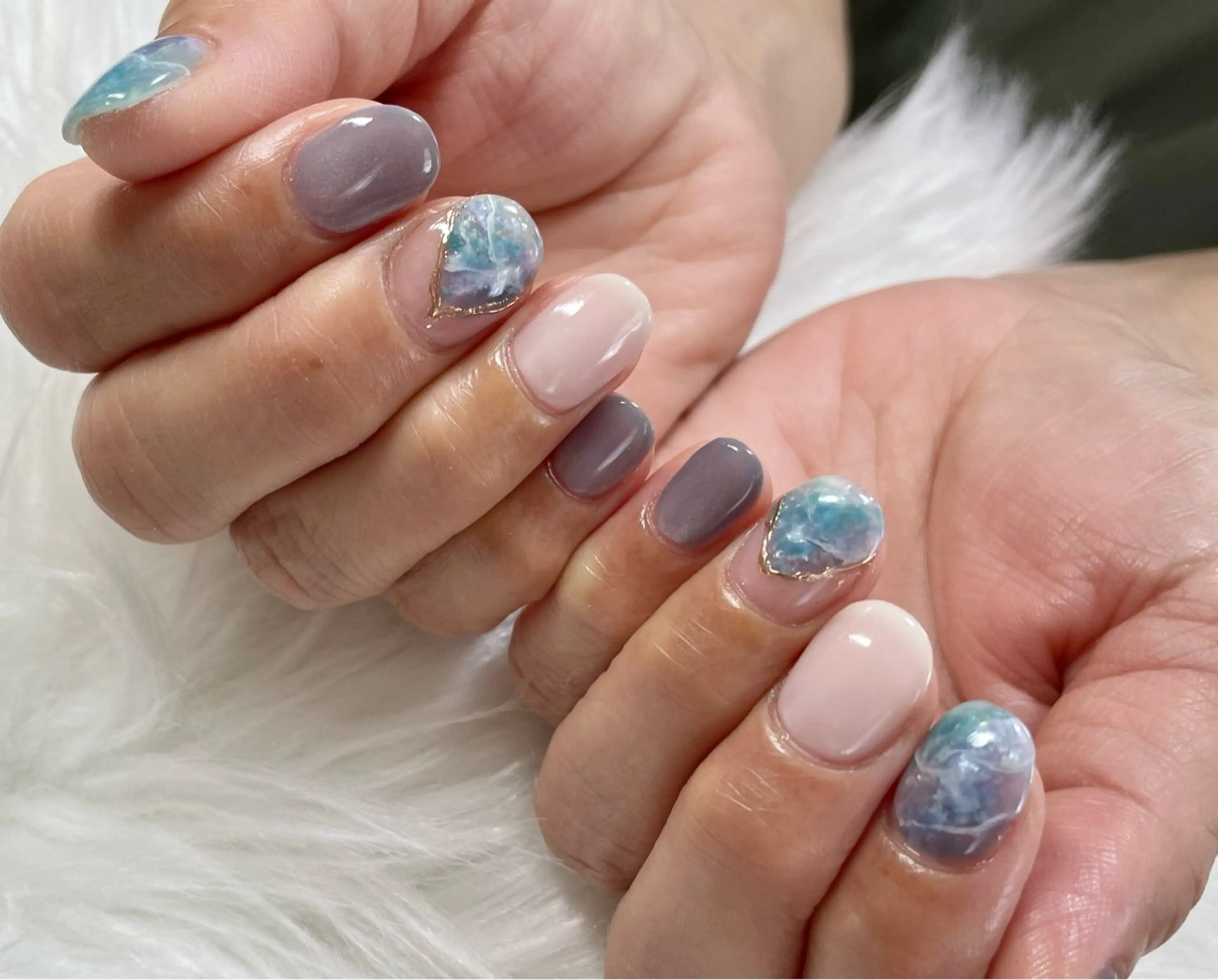 ネイル ハンドネイル nail salon HIRUKANAのネイルデザイン