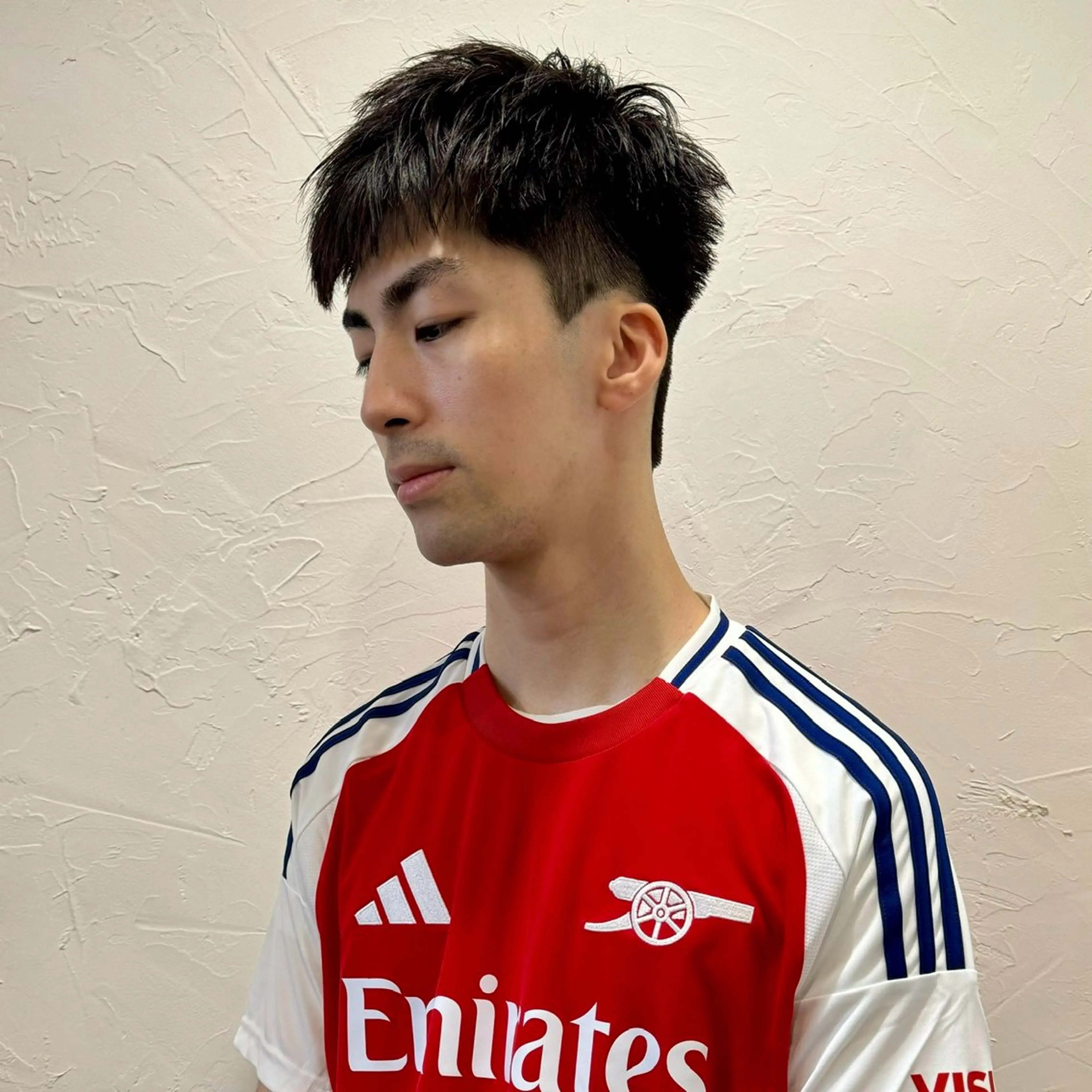 ショート メンズ アップバング メンズ就活ヘア メンズパーマ メンズショート スパイキーショート カット ヘアセット 【池袋/スパイキー ショート】ⓝⓘⓜⓤのヘアスタイル