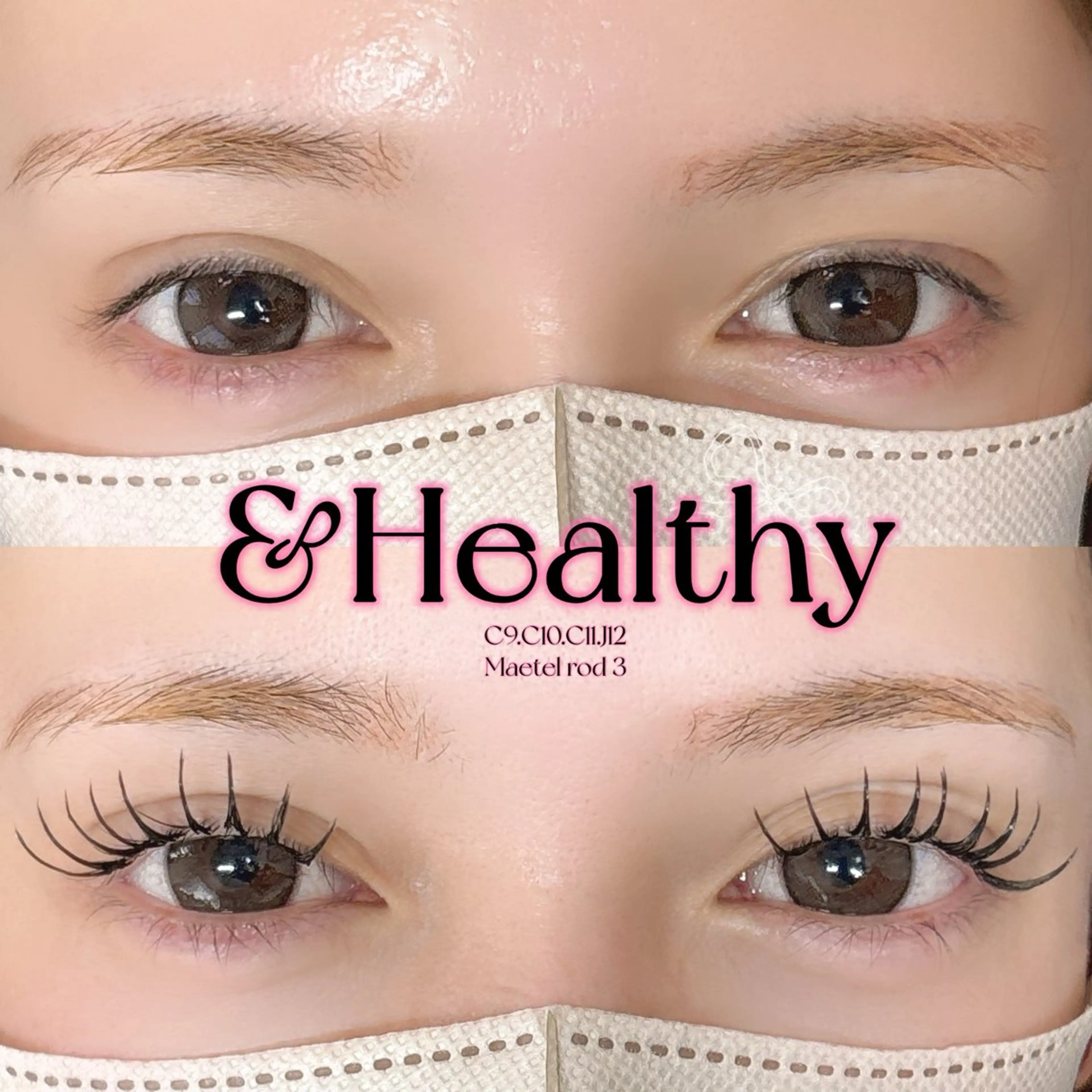 【大人気アンドヘルシー】フラットラッシュ120本+パーマ(オフ込) ⭐️リピーターの方+1,000円の写真