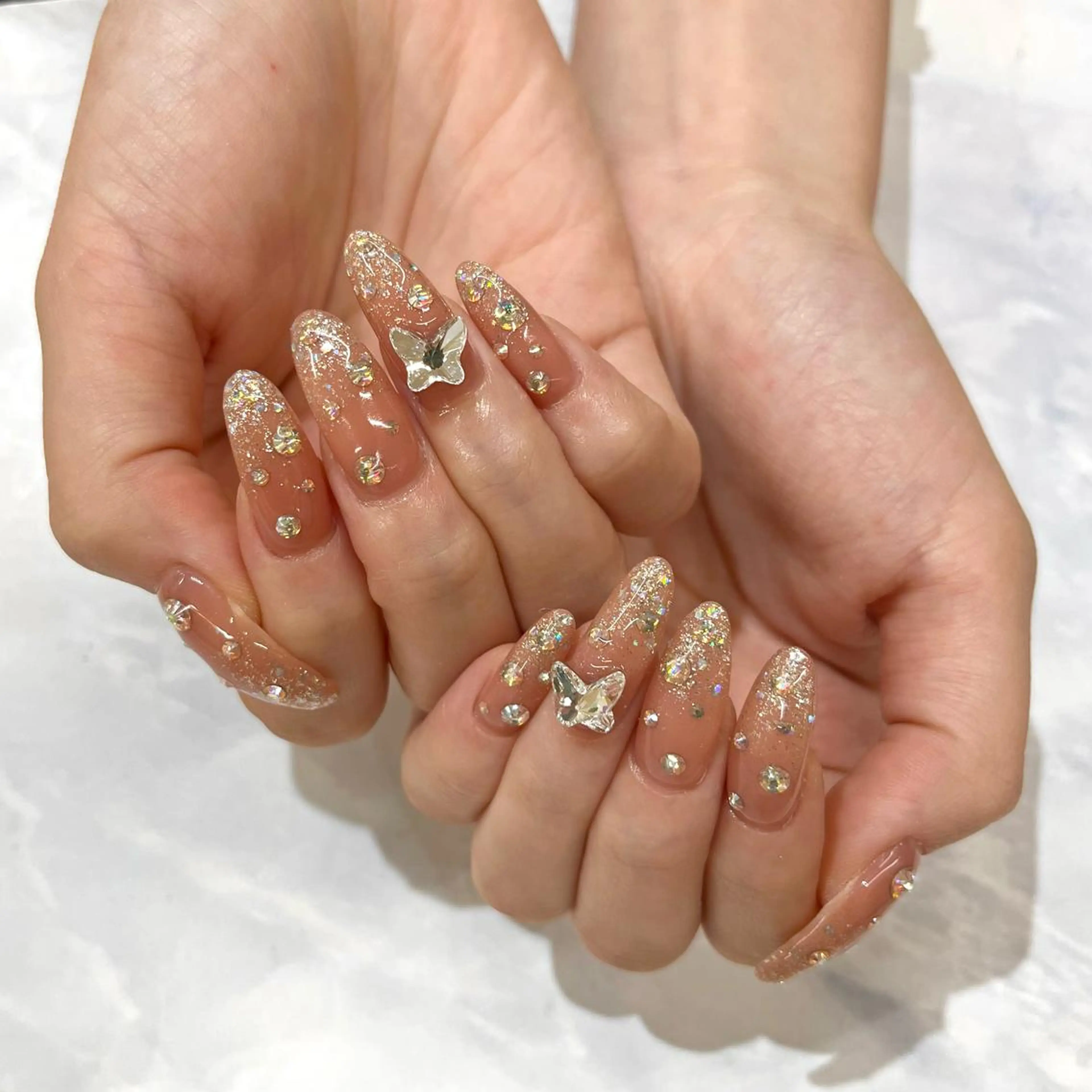 ネイル アイブロウ KODA308 Saoriのネイルデザイン