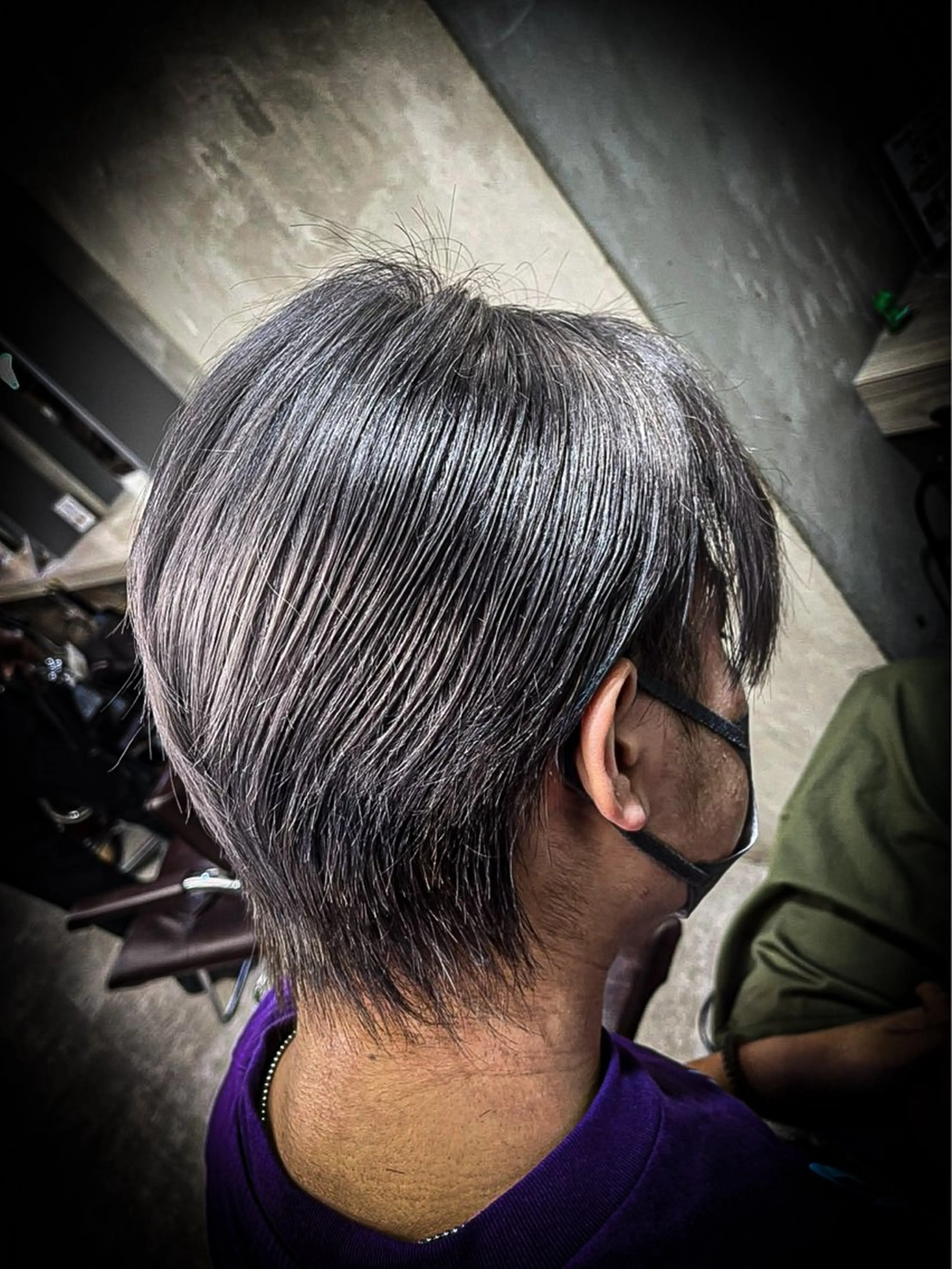 ショート カラー メンズ 🍎ハッシュカット× 髪質改善🍎カイトのヘアスタイル