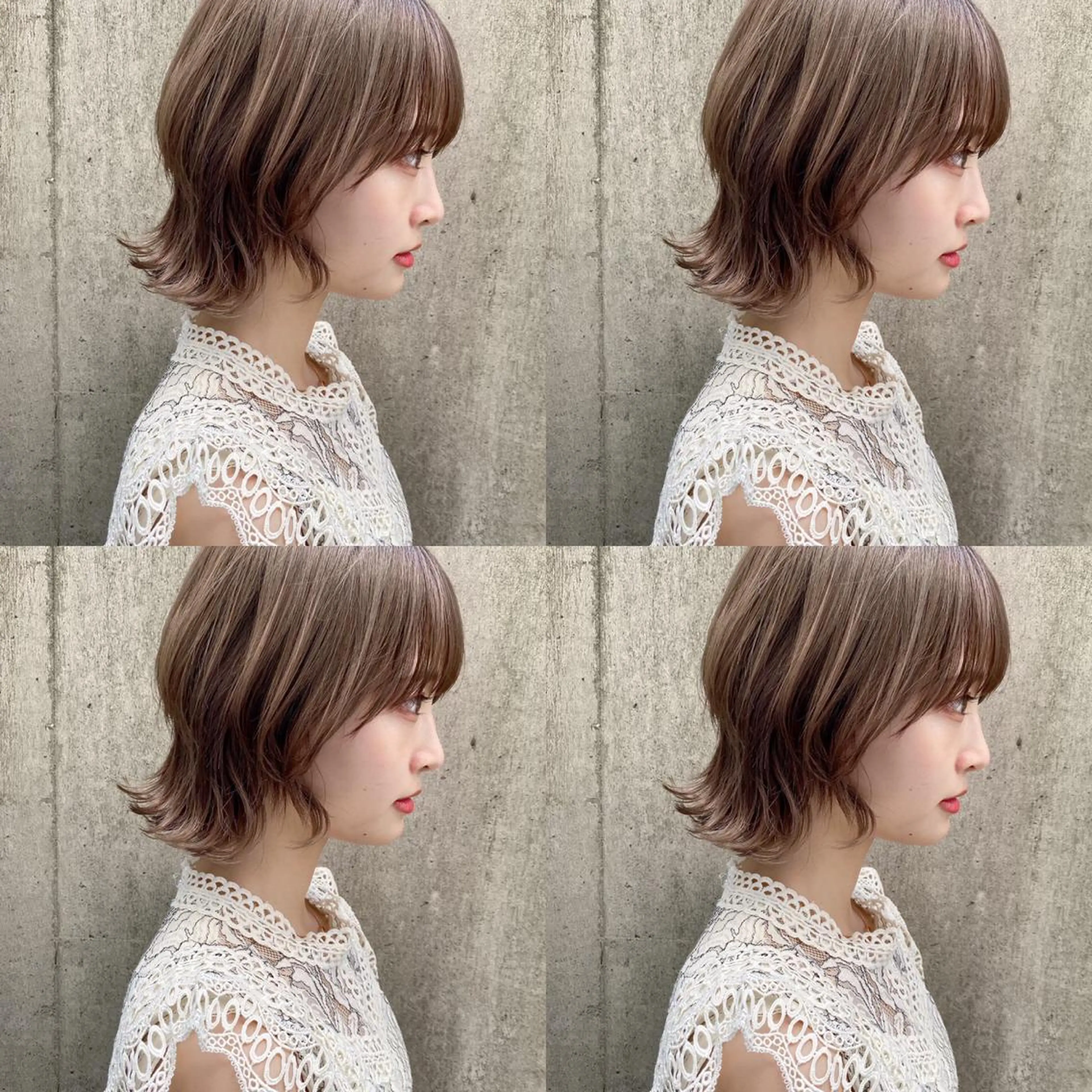 ミディアム カラー ヘアアレンジ 透明感カラー イルミナカラー 💎yuto💎 ハイトーン/韓国ヘアのヘアスタイル