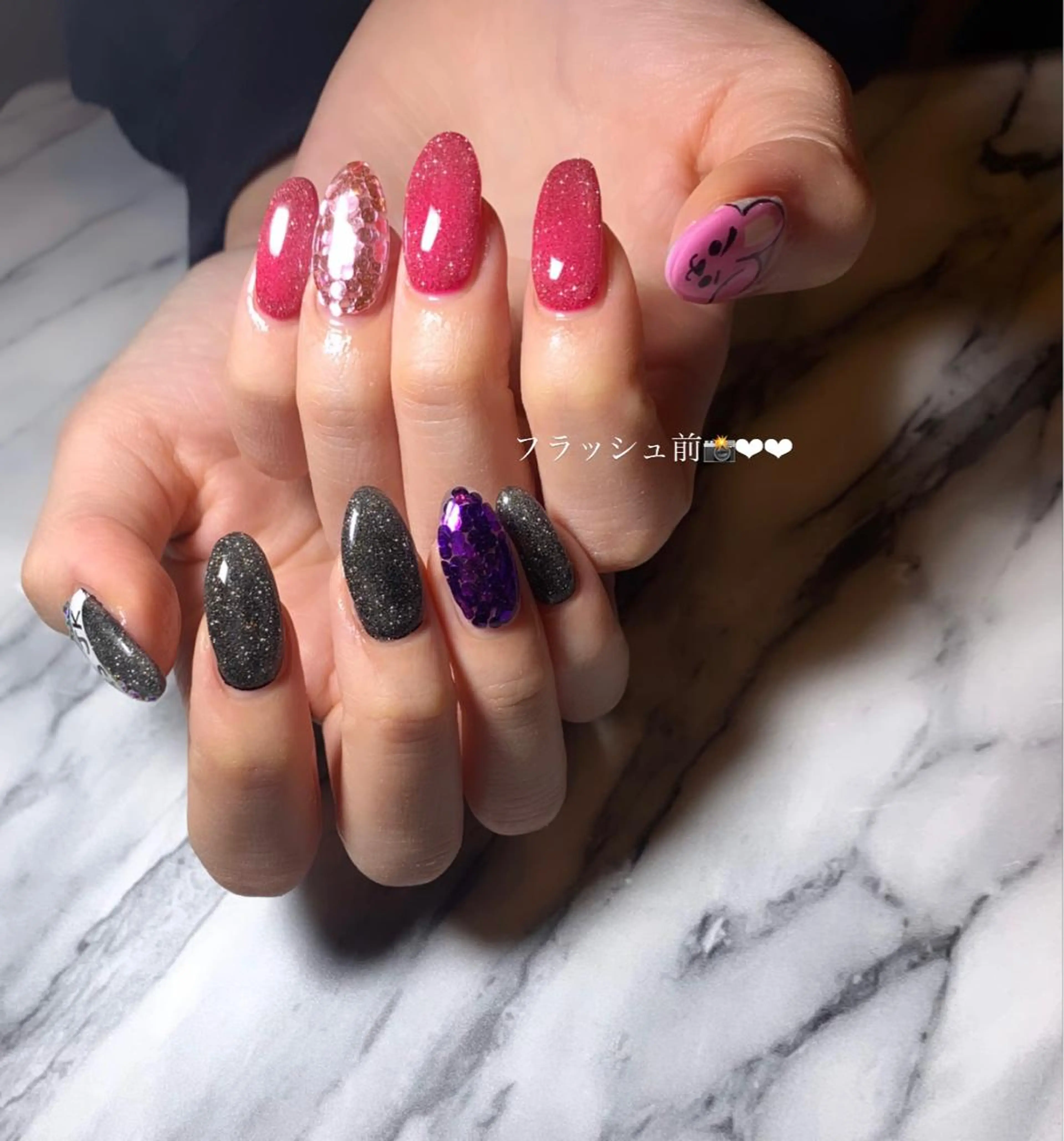ネイル ﾈｲﾙﾙｰﾑﾘｯｶ 𝐦𝐚𝐲𝐮のネイルデザイン