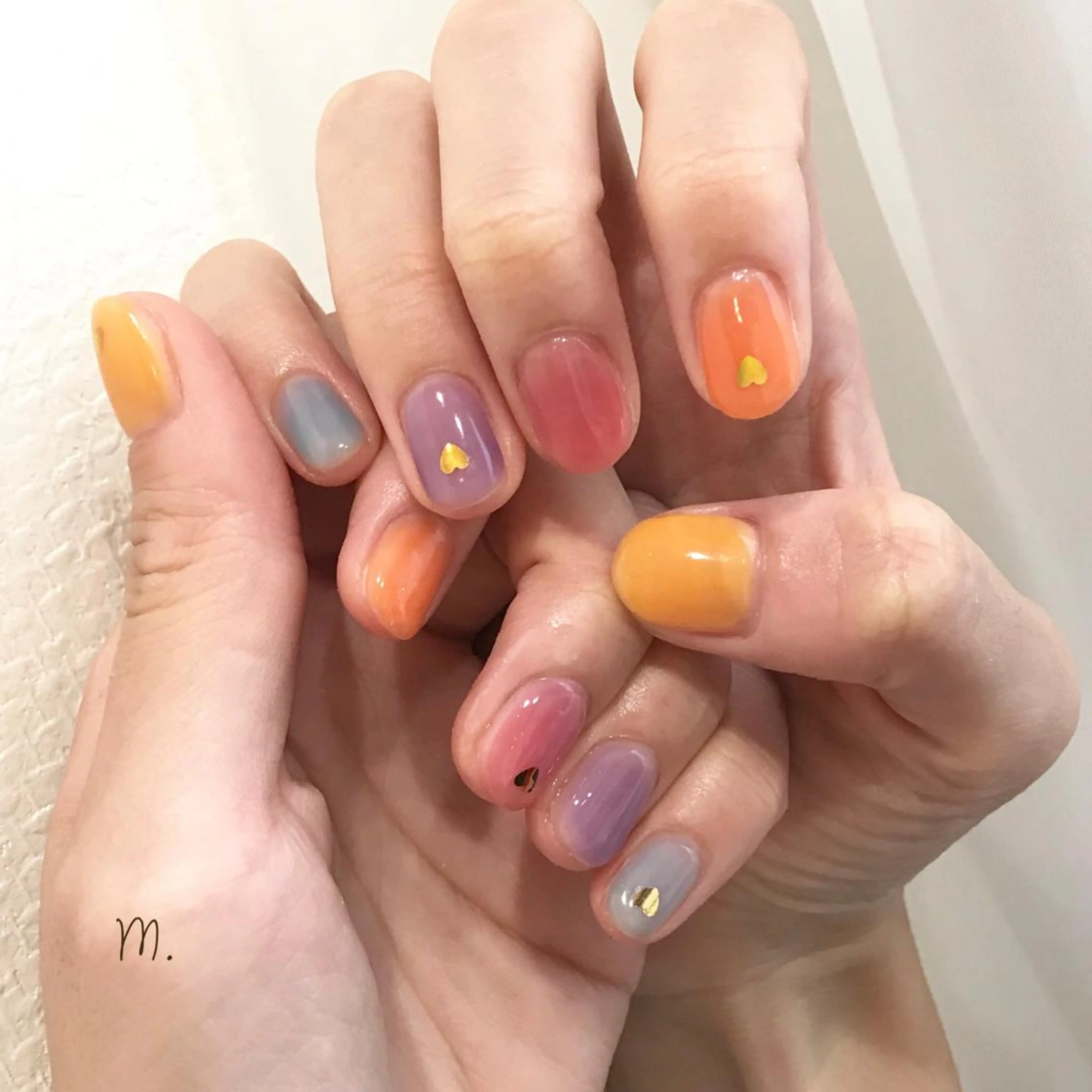 ネイル ワンカラーネイル ハンドネイル Nakazawa Mayuのネイルデザイン