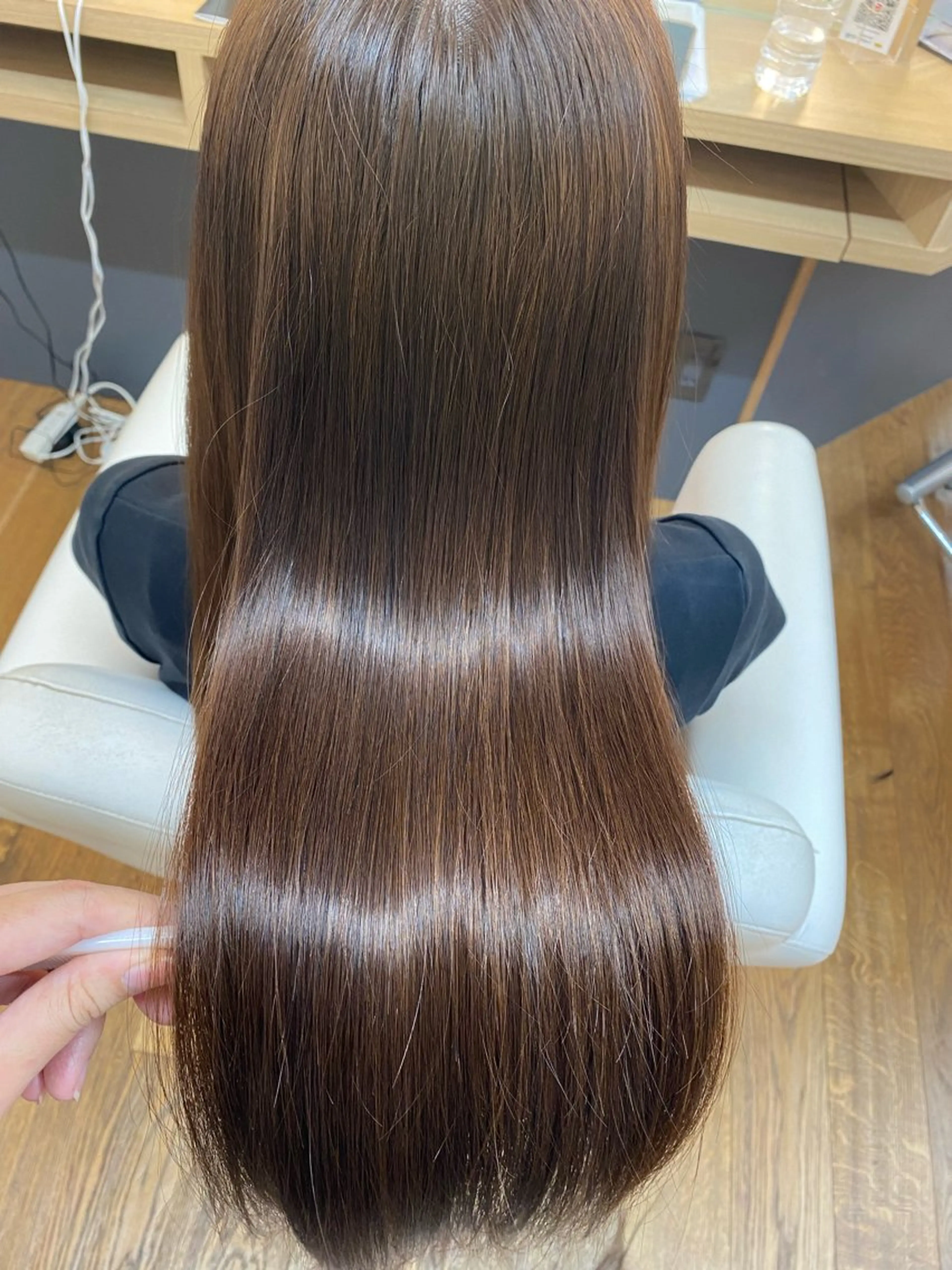 ロング カラー ヘアアレンジ 韓国ヘア sasugaのヘアスタイル