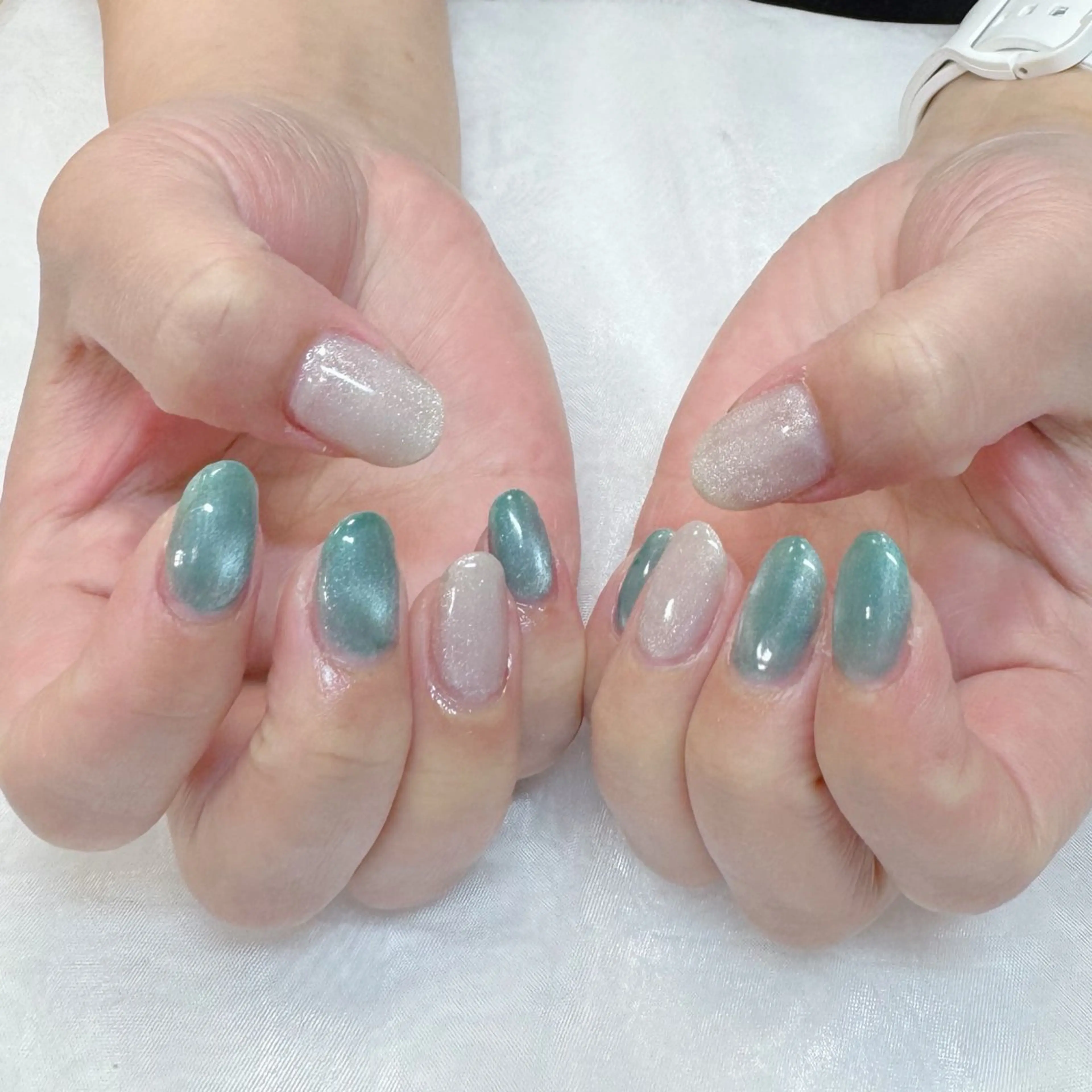 ネイル キラキラネイル マグネットネイル maruyasu. yのネイルデザイン