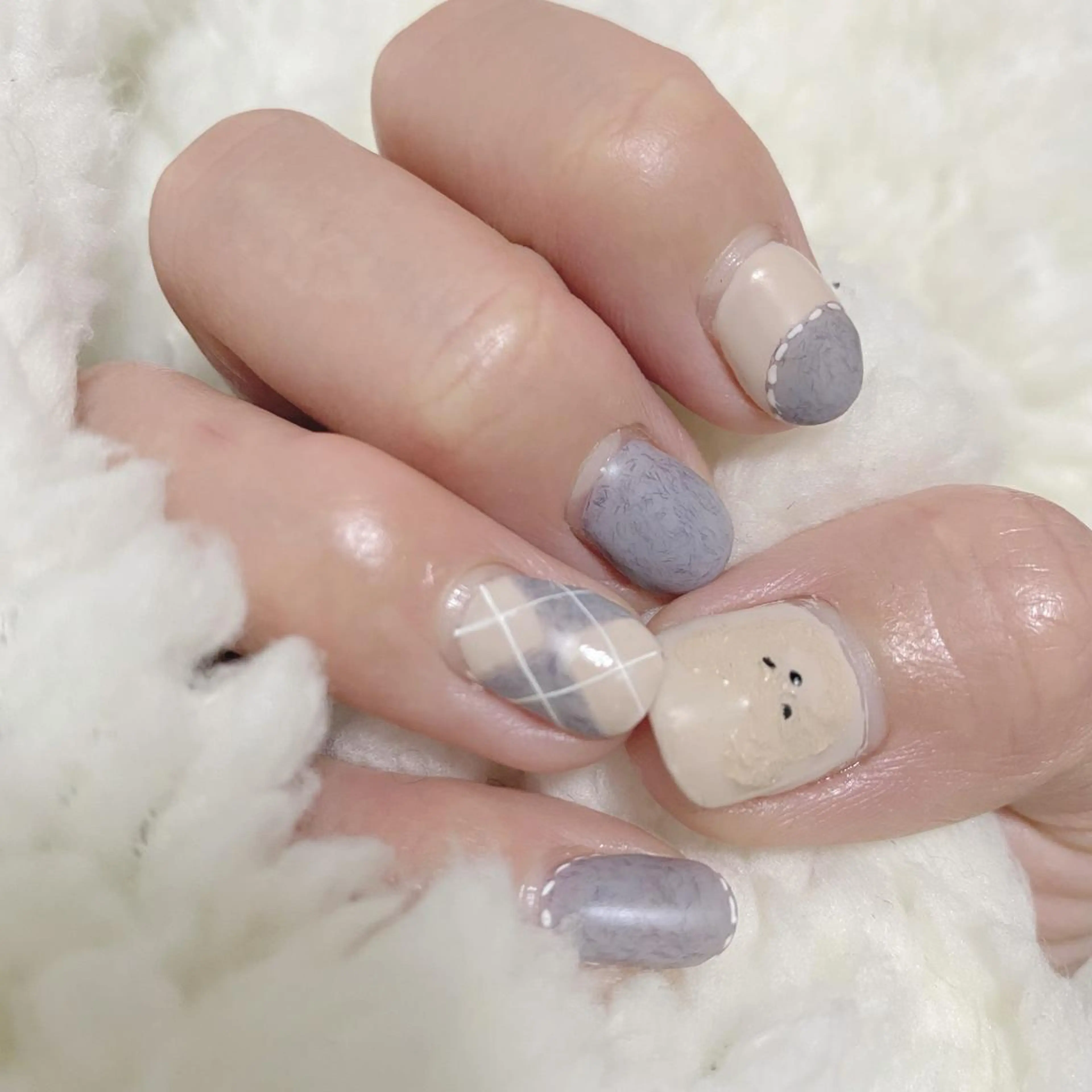 ネイル ジェルネイル マットネイル nail salon Bayのネイルデザイン