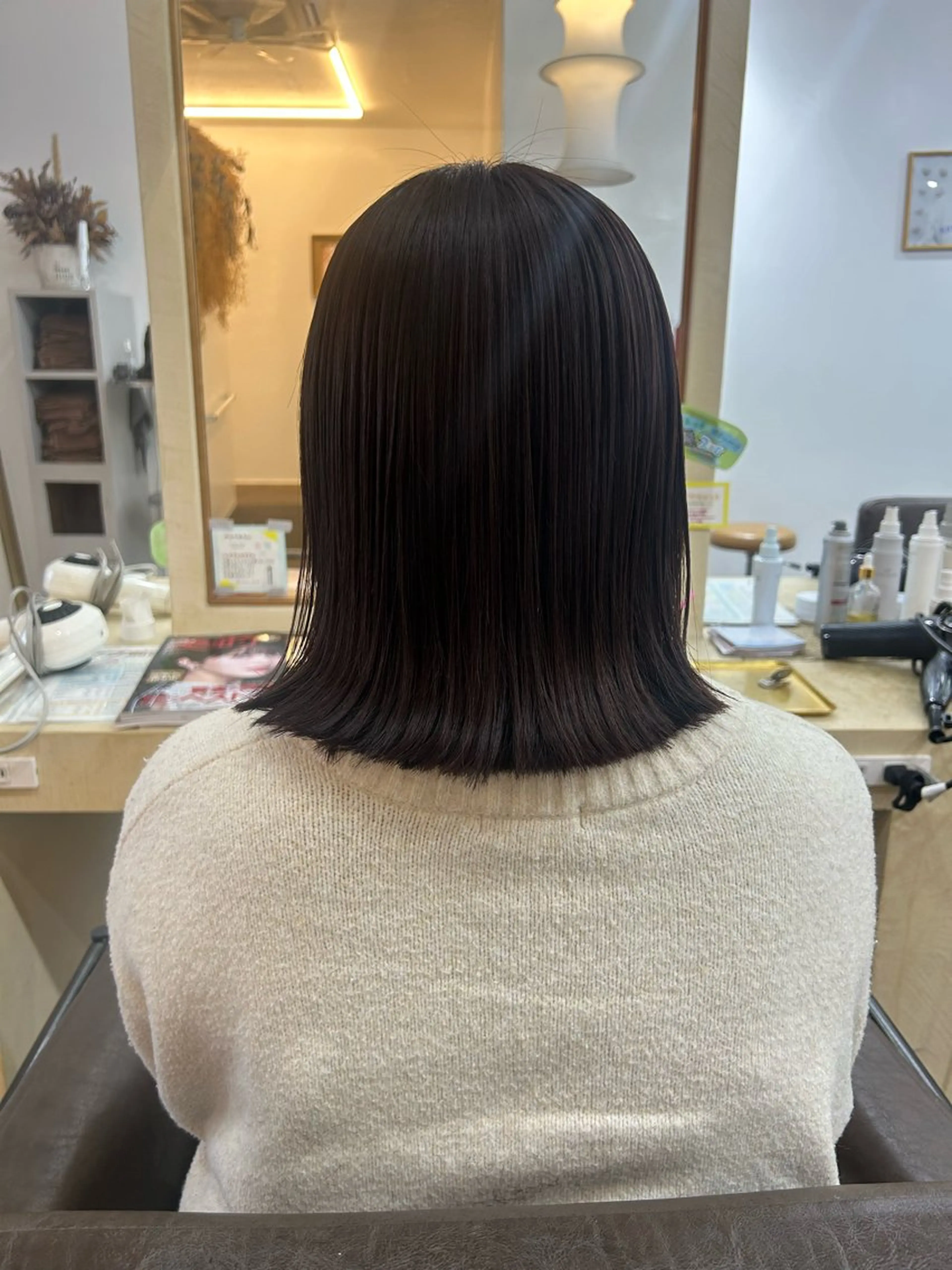 ミディアム カット ヘアカラー YUIMARL SUZUKAのヘアスタイル