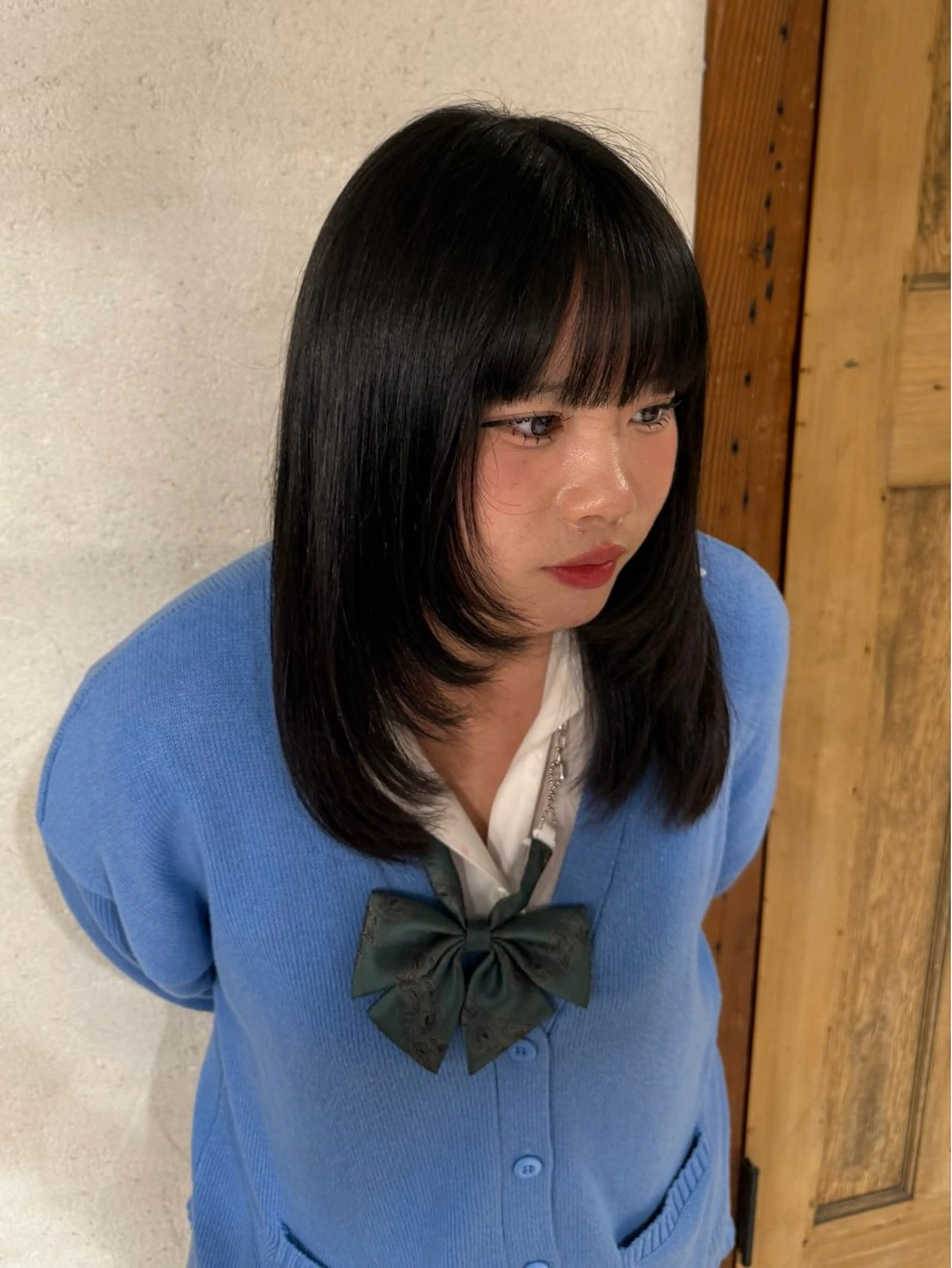 セミロング 下城 夏海のヘアスタイル