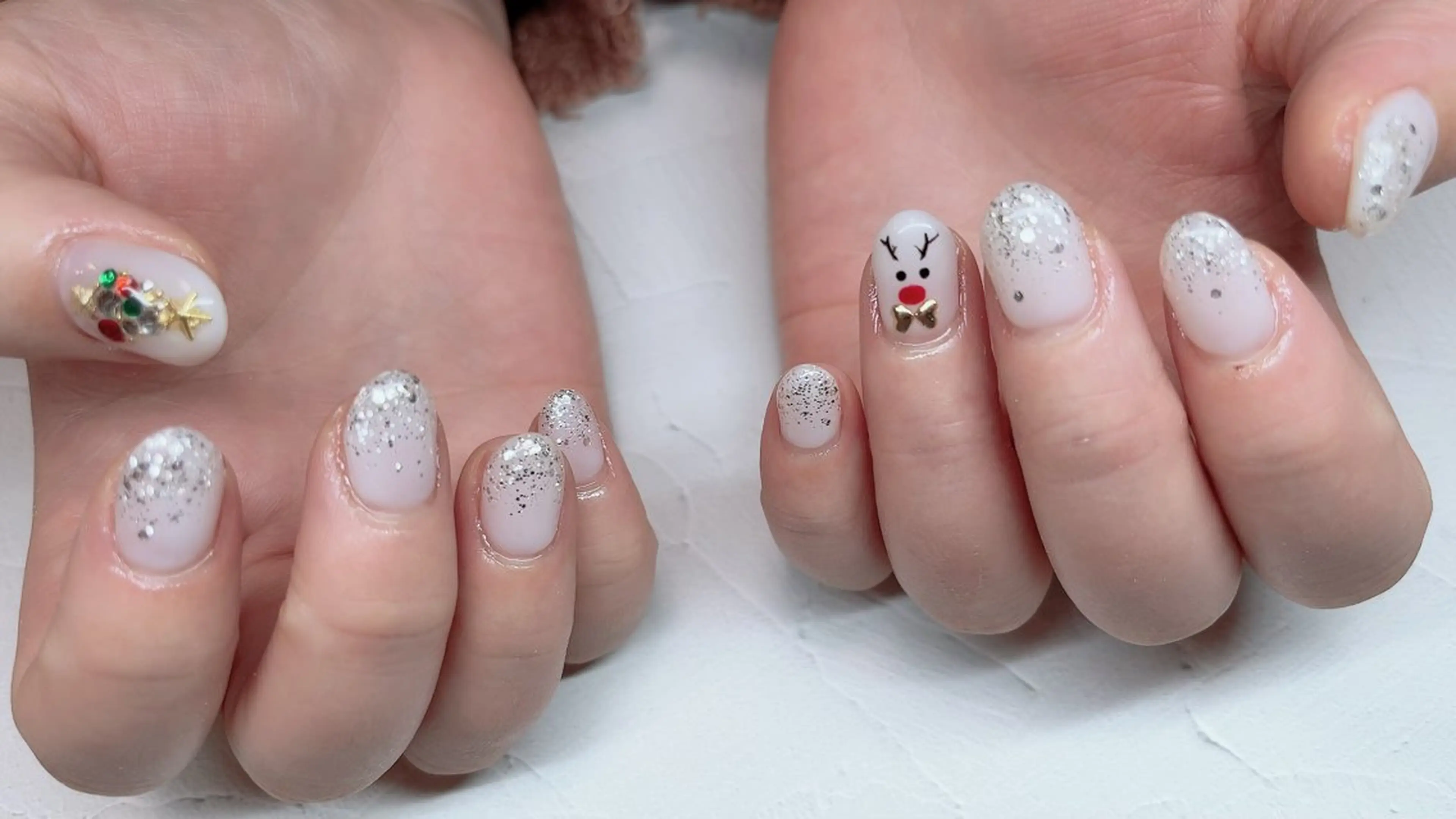 ネイル 冬ネイル クリスマス Nail Salon Bonita所属・フィルイン施術 SHIZUKAのネイルデザイン