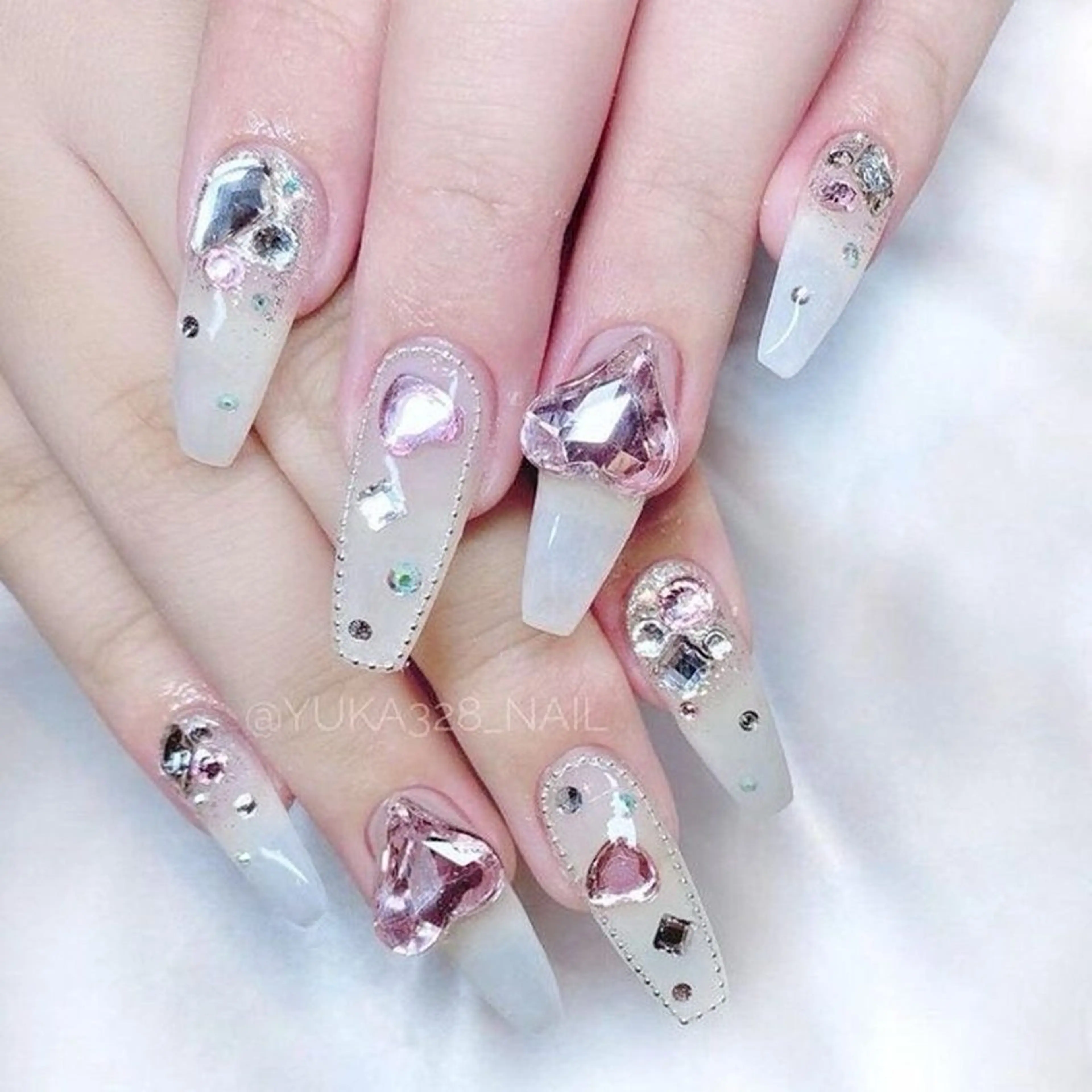 ネイル 長さ出し ハロウィン マグネットネイル ミラーネイル ネイルチップ Lee Nails チップ長さだし専門店のネイルデザイン