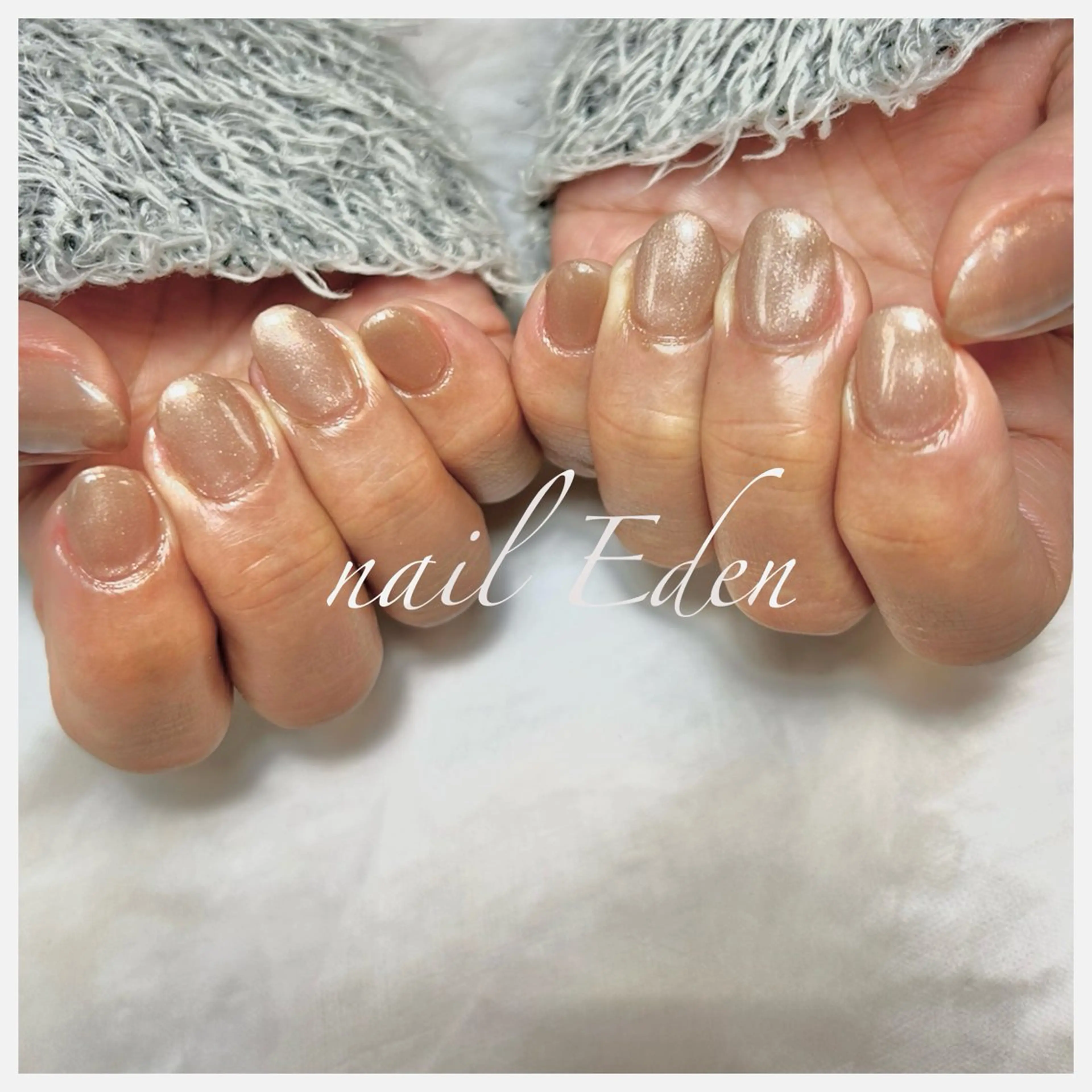 ネイル ゴールド ピンク Eden　private nail saron所属・Eden ♾️のネイルデザイン