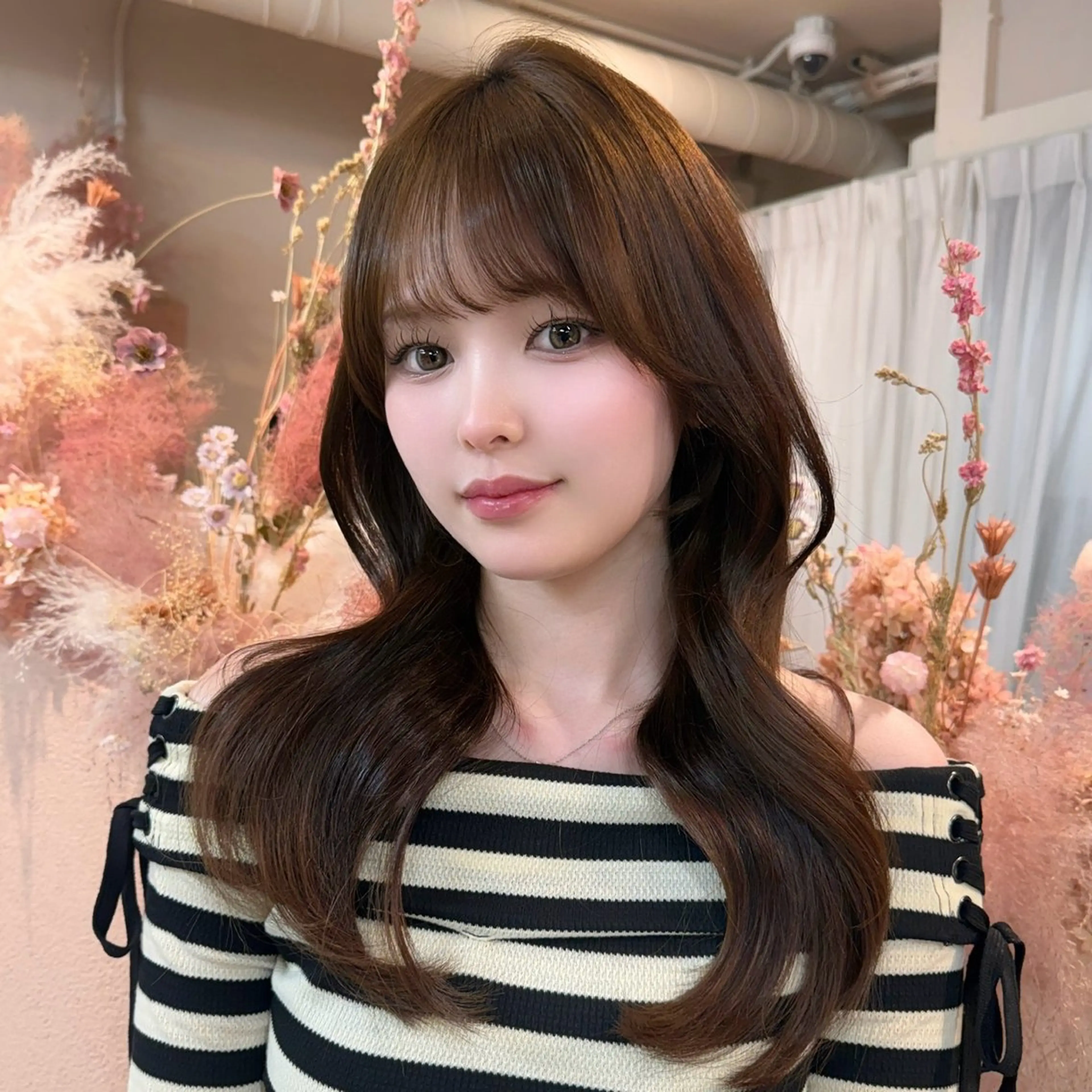 【♡12月限定クーポン♡】韓国レイヤーカット➕水光カラー➕オージュアトリートメント(5ステップ)¥15400の写真