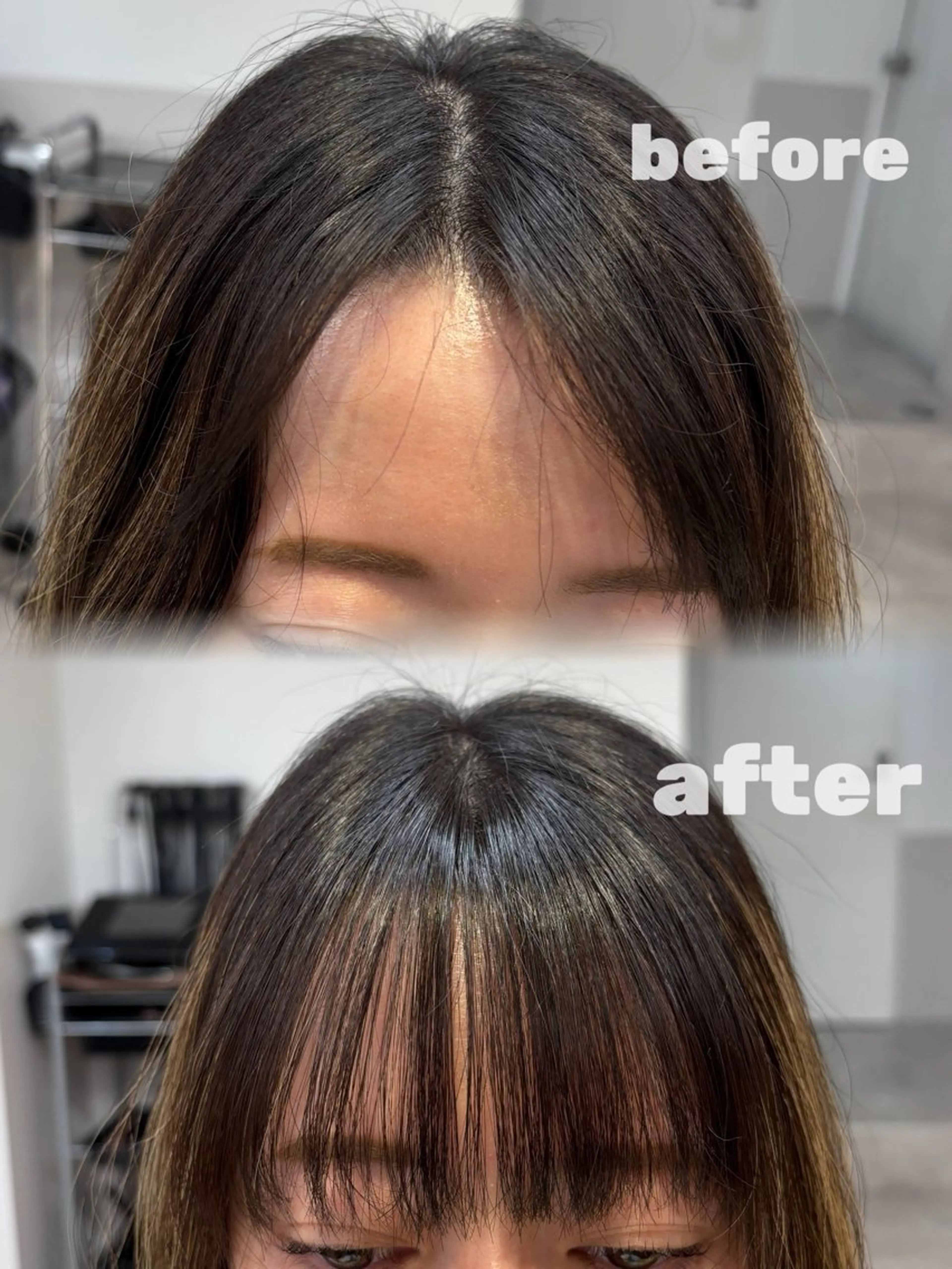 パーマ カット 縮毛矯正 🎀暖色カラー／ボブ 🎀MOMONAのヘアスタイル