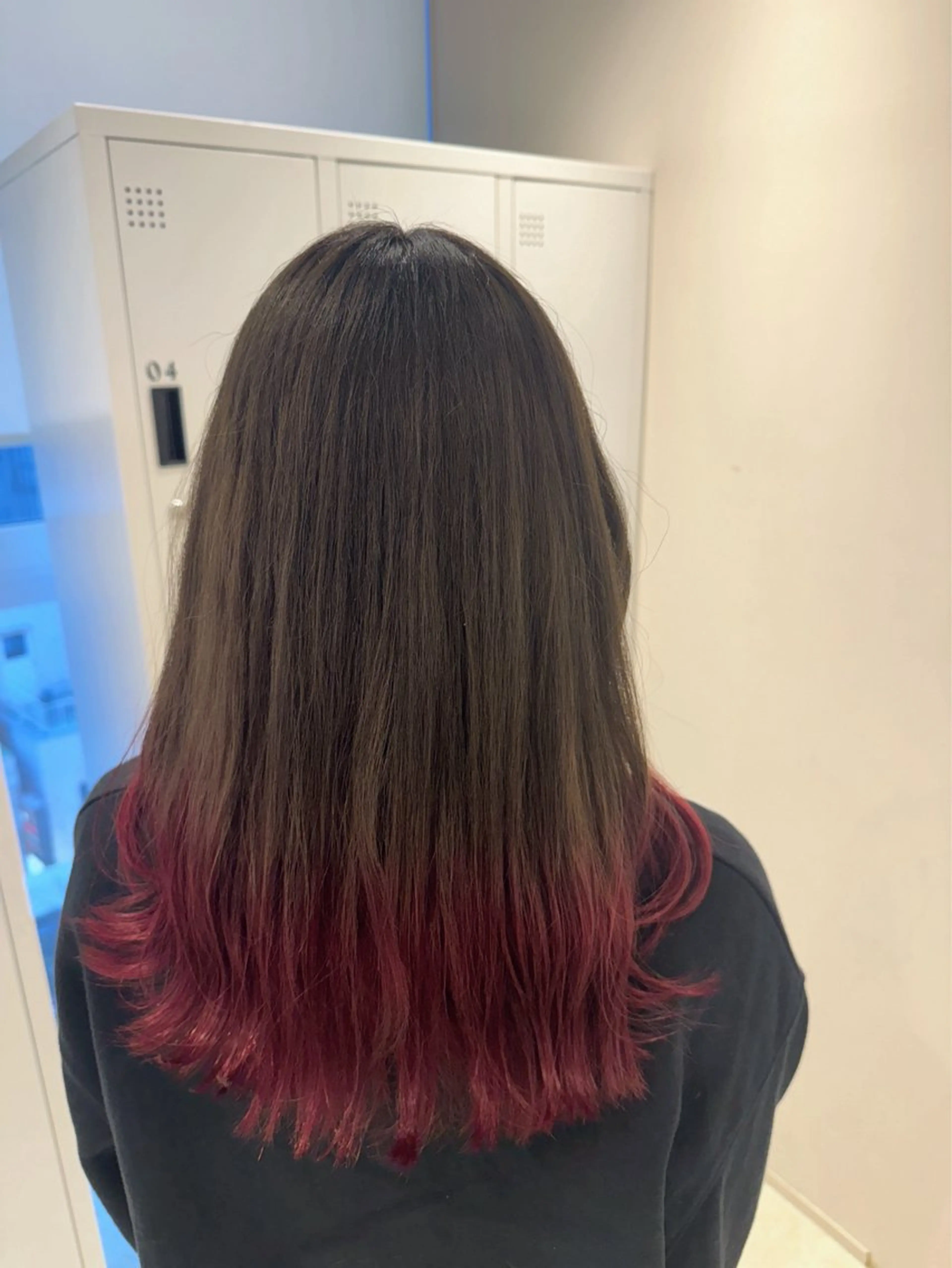 ロング カラー グレージュ レッドカラー カット ヘアカラー トリートメント 透明感カラー✨艶髪 制作🌱山根あゆみのヘアスタイル