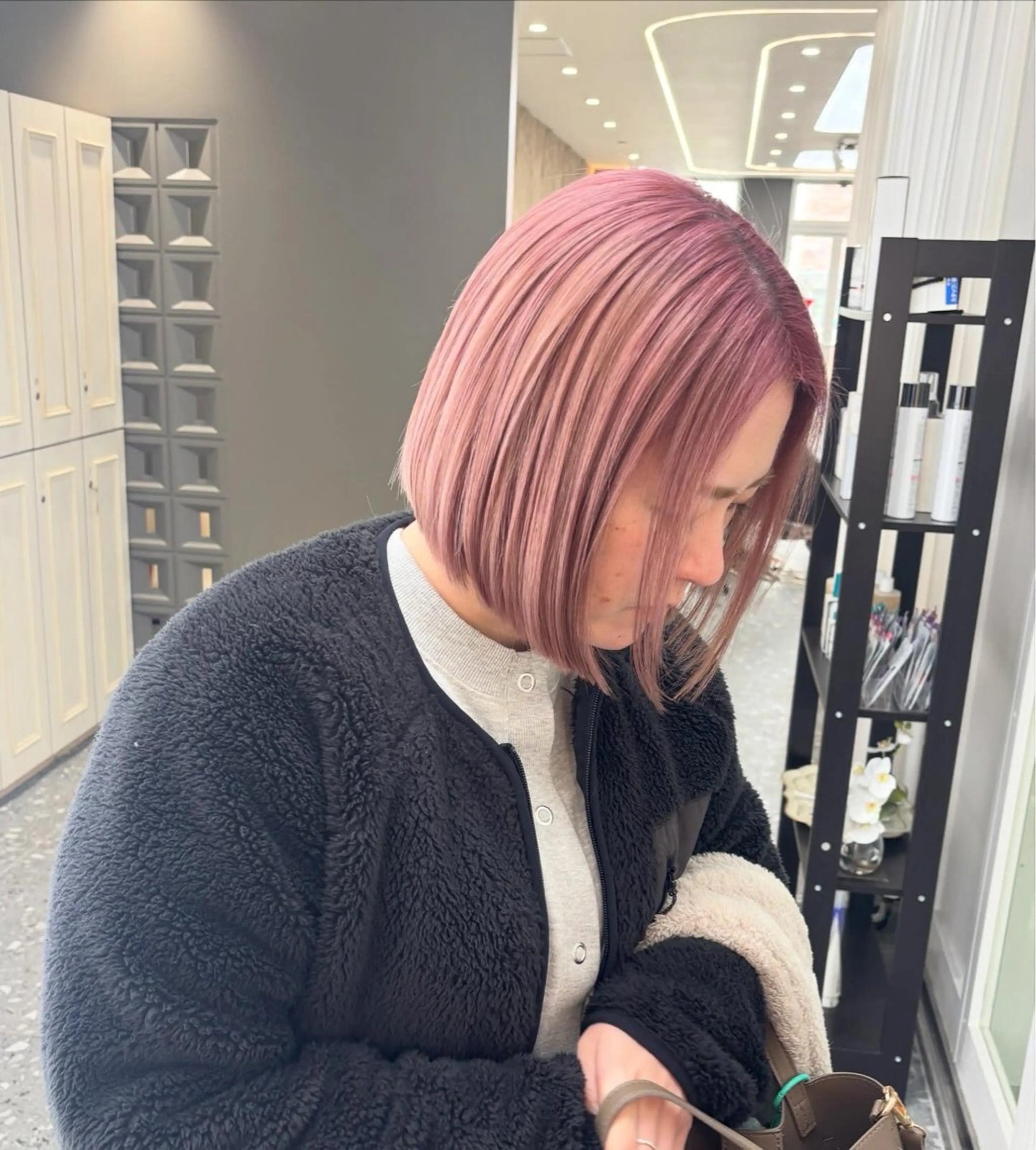 ミディアム カラー カット ヘアカラー トリートメント ✨韓国ヘア/やすよ/ 透明感/レイヤー✨のヘアスタイル