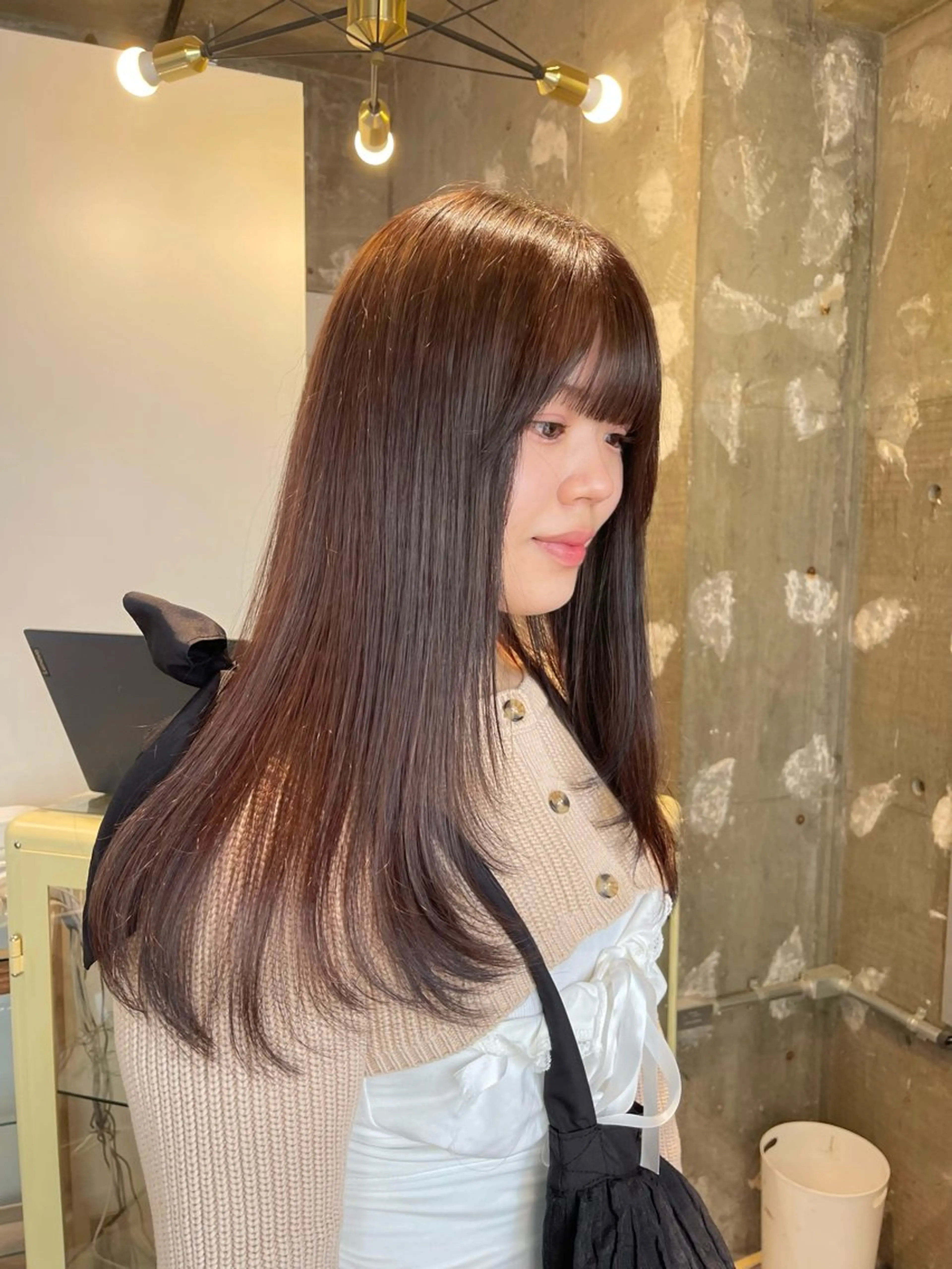 ロング レイヤーカット ano @anomukuiのヘアスタイル