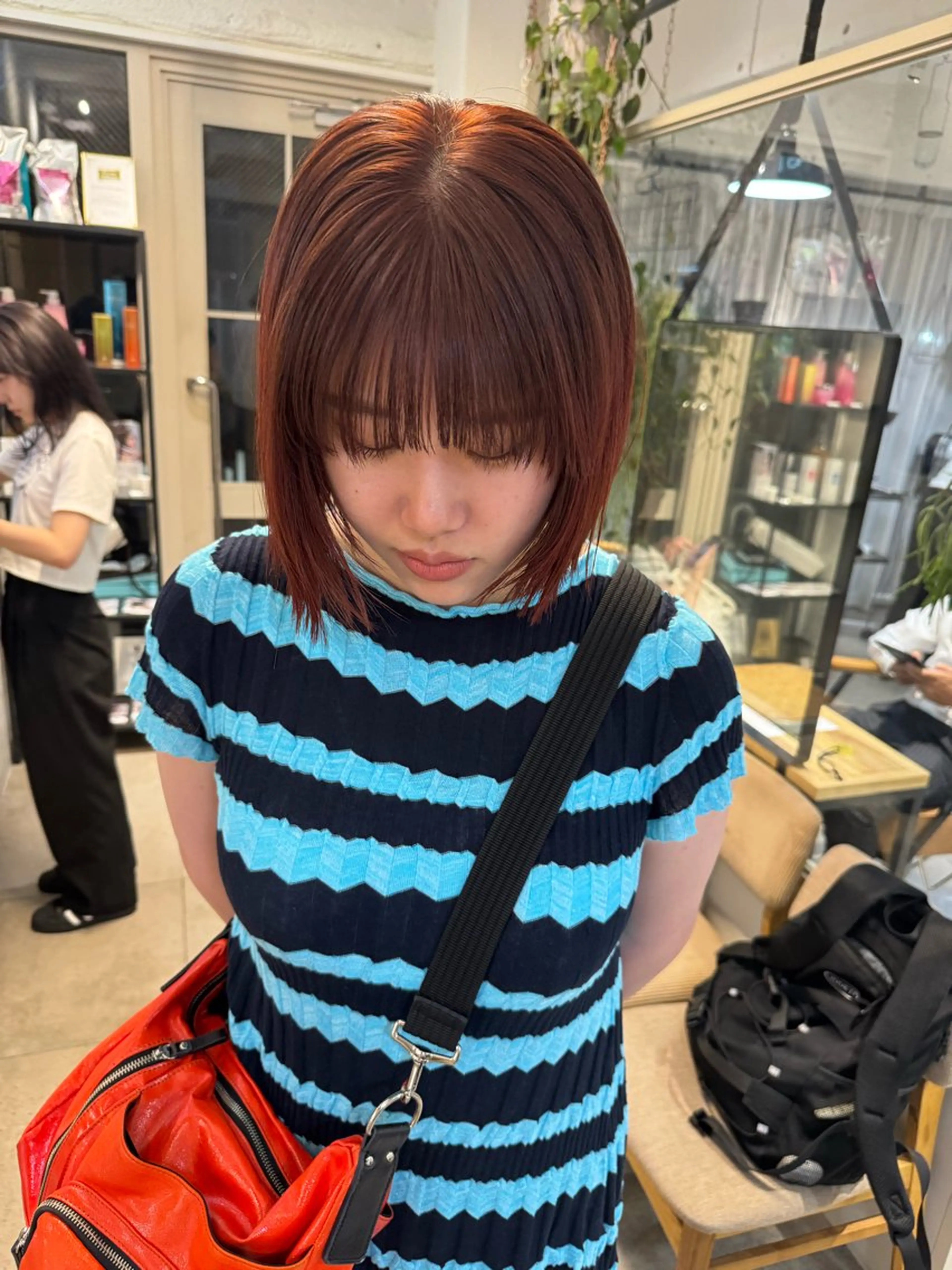 ミディアム カラー ヘアカラー トリートメント 艶カラー 🤍🫧/makoのヘアスタイル