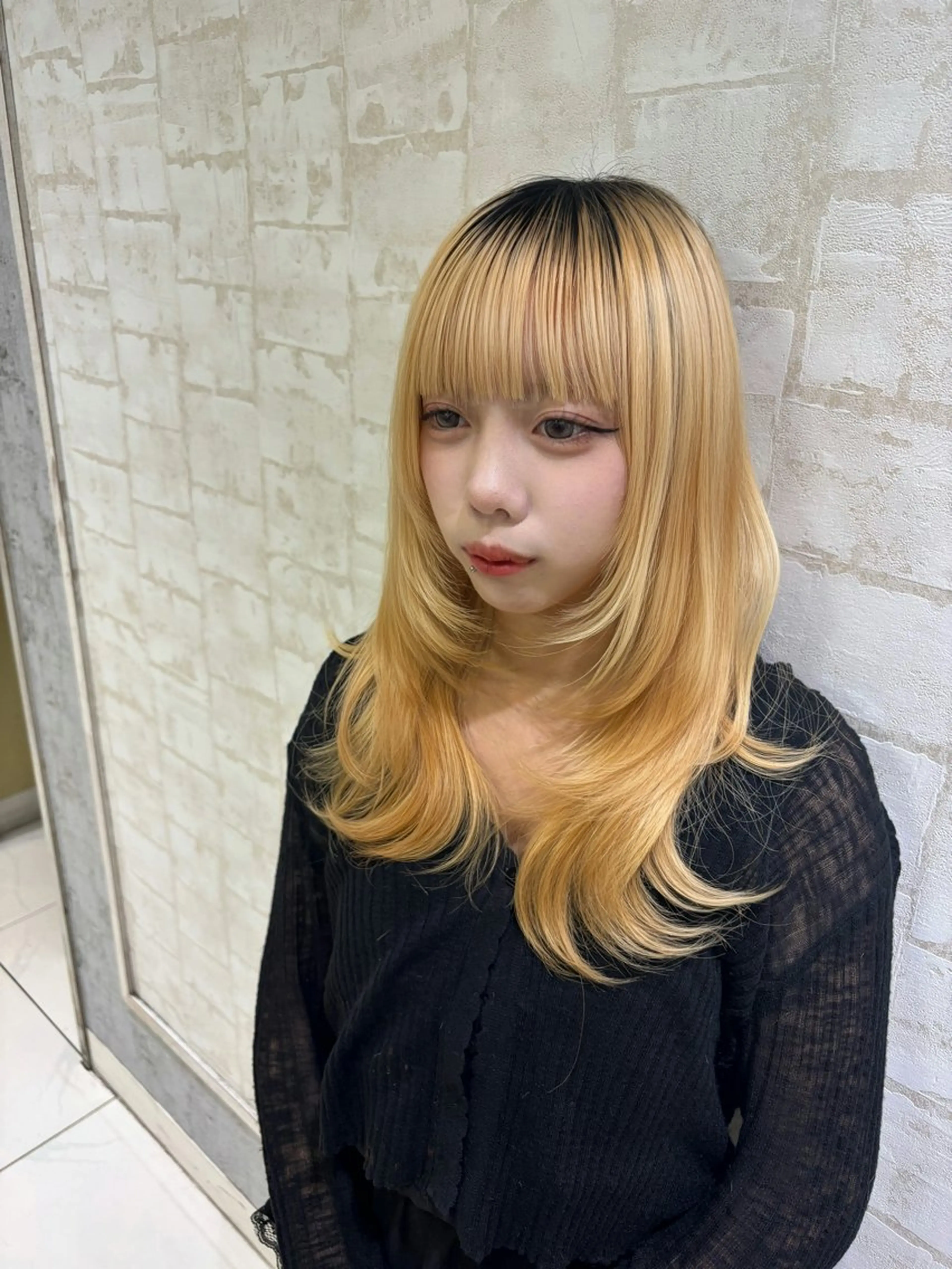 ヘアアレンジ ヘアセット 韓国レイヤー/カラー 🐈‍⬛💗miyuのヘアスタイル