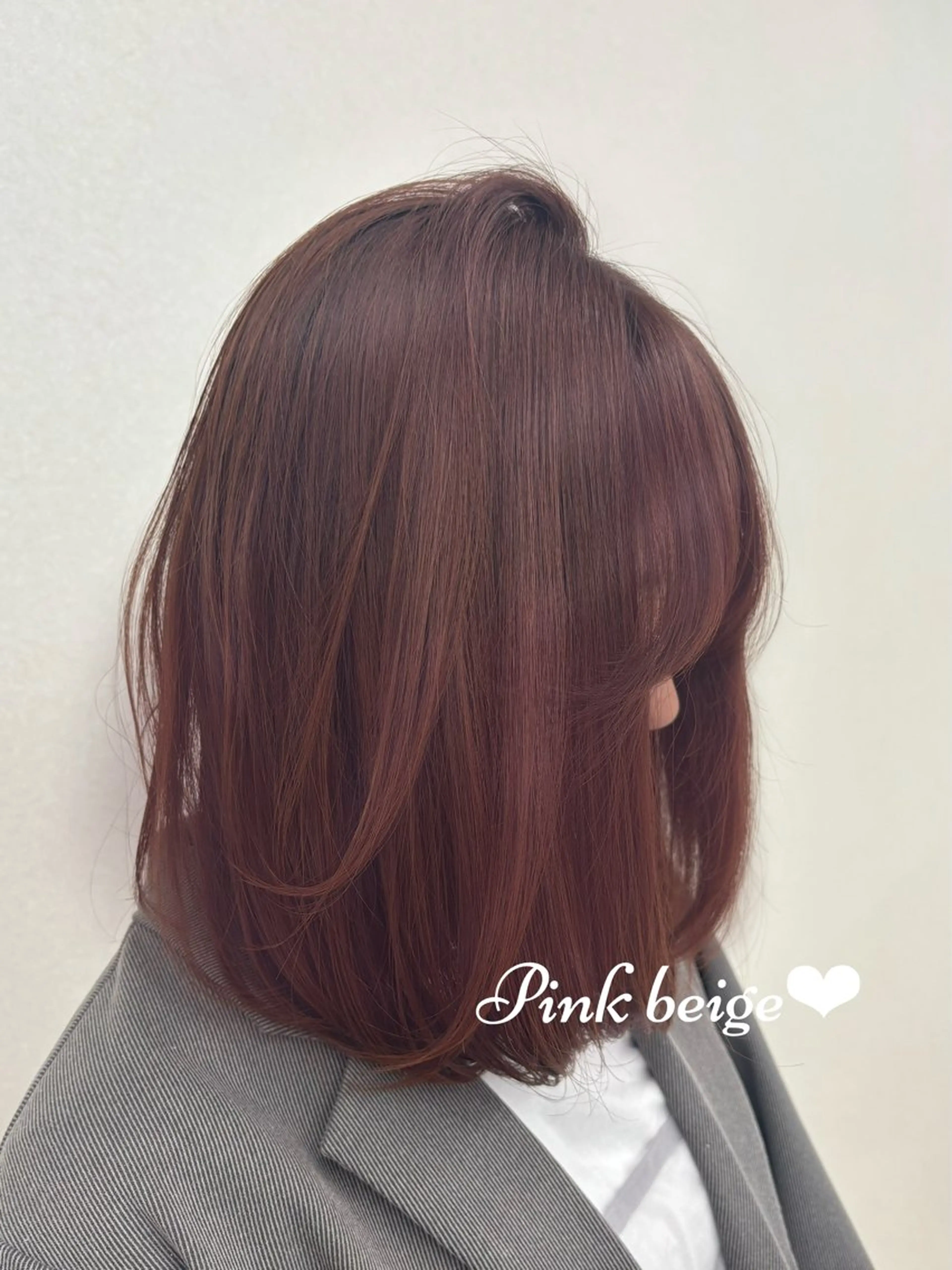 ミディアム カラー さつき/モテガーリー /透明感カラーのヘアスタイル