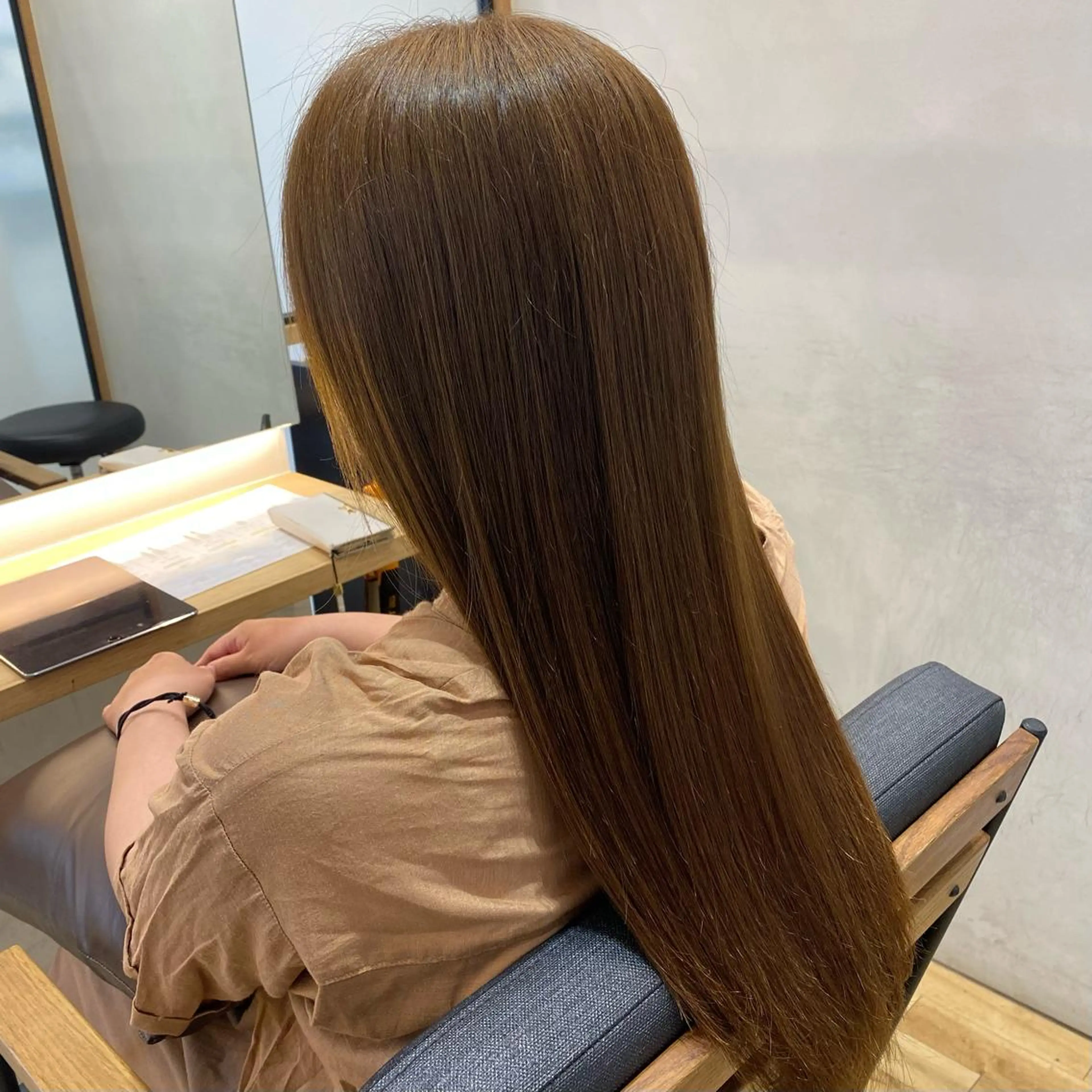 ロング ついざき はるかのヘアスタイル