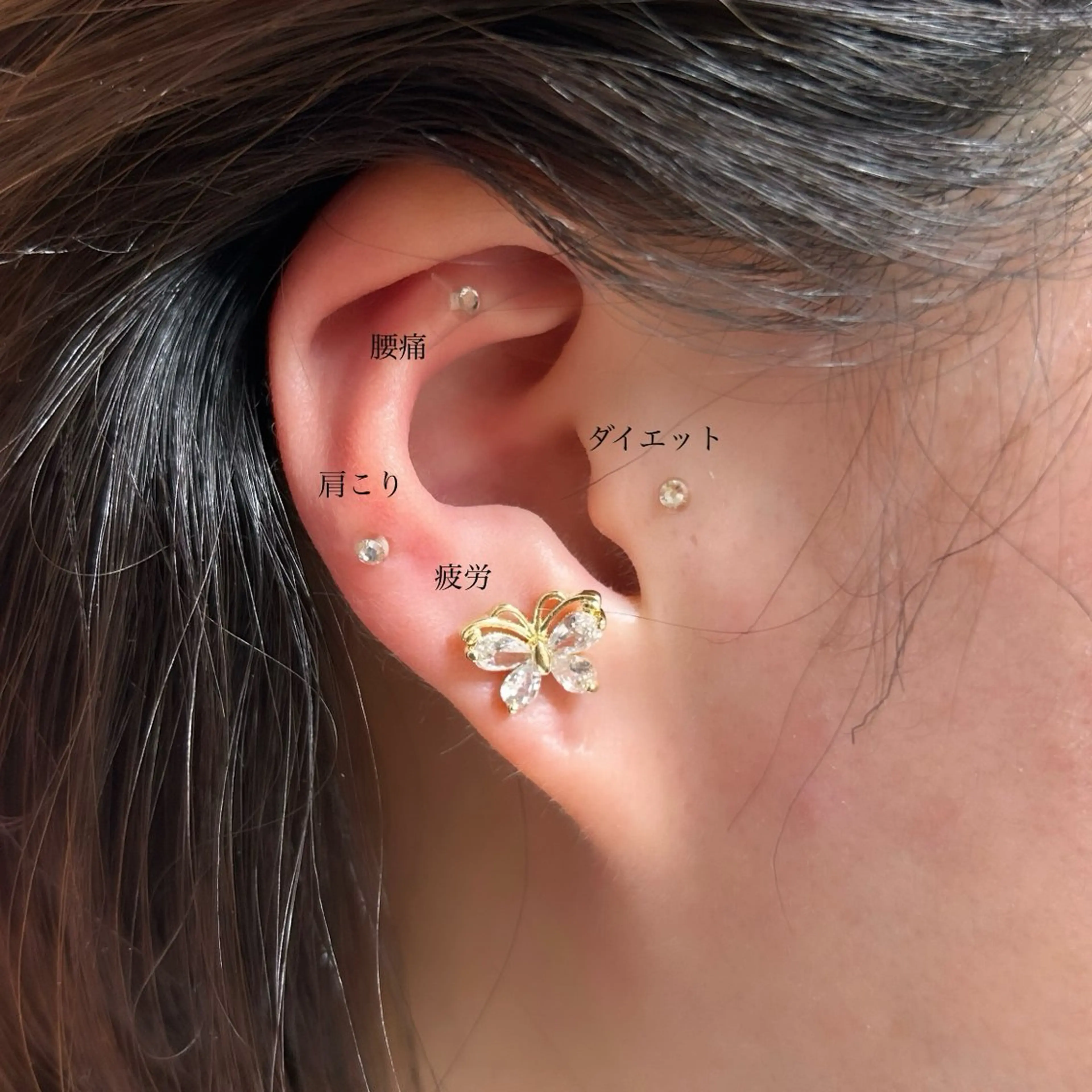 ネイル/耳つぼ /新ホワイトニングのネイルデザイン