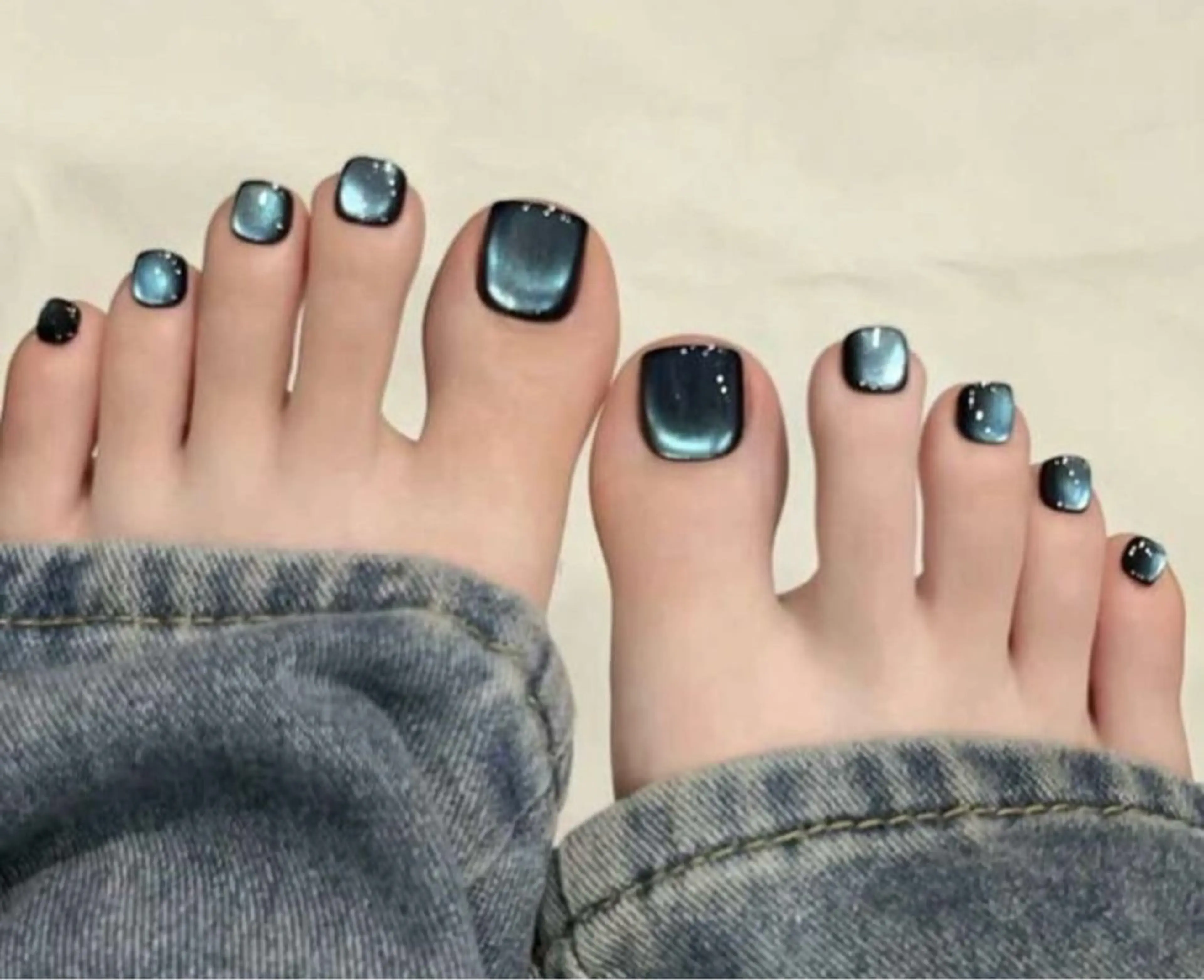 ネイル フットネイル マグネットネイル Sora Nail所属・Sora Nail Honastugiのネイルデザイン