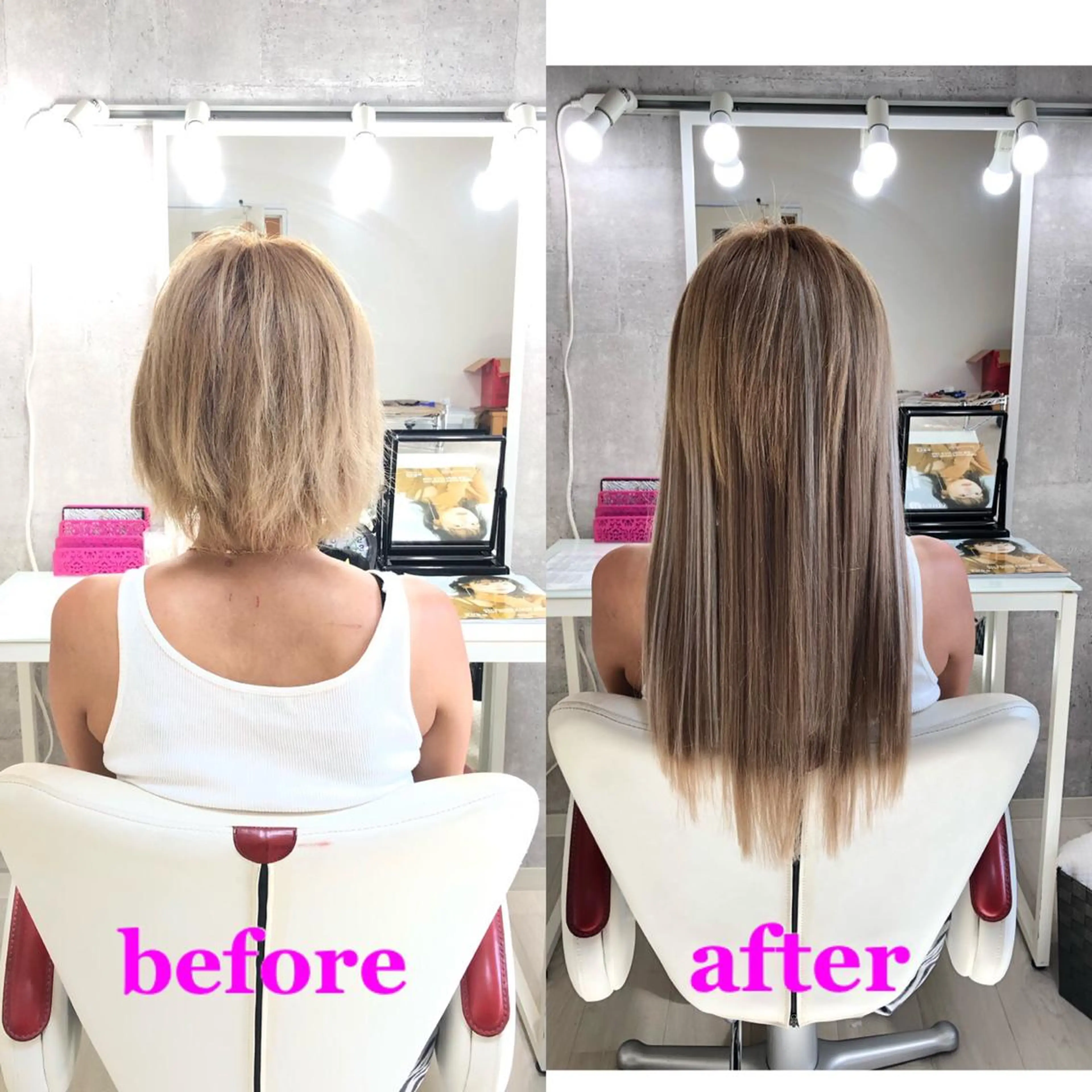 ロング エクステ ドレスアップ心斎橋店所属・🌸ドレスアップ 心斎橋店🌸のヘアスタイル