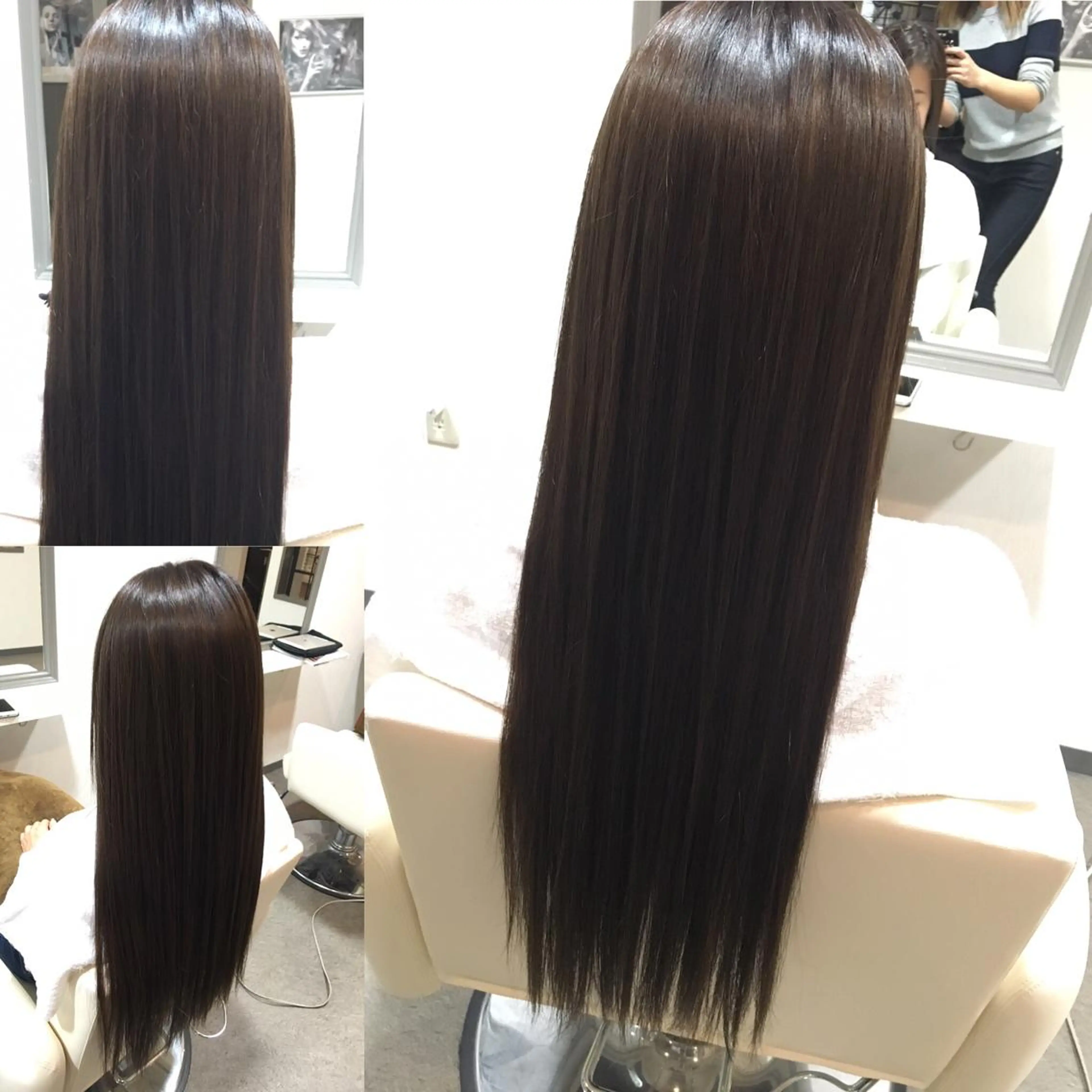 ロング カラー グレージュ トリートメント 吉本 yoshimotoのヘアスタイル