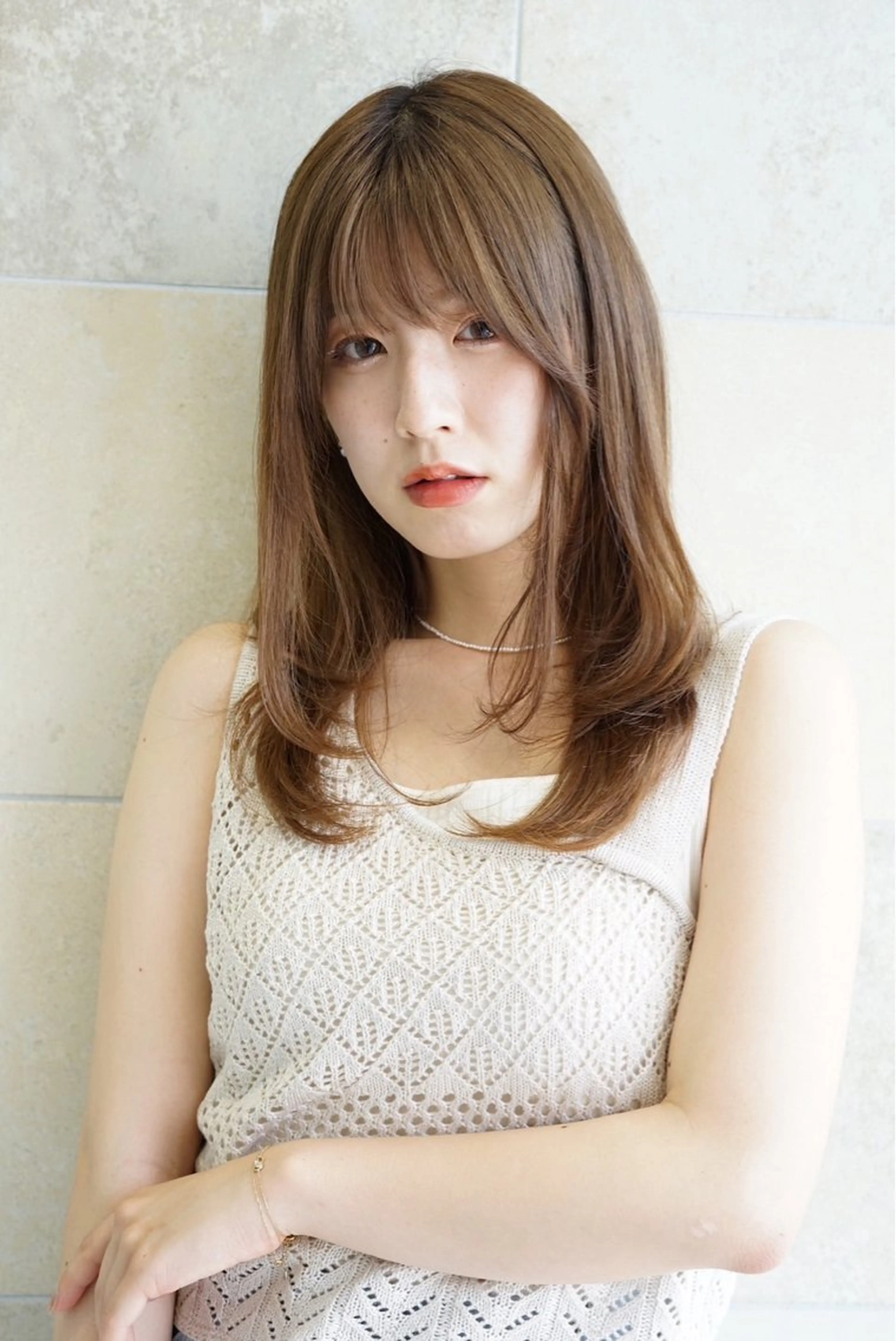 セミロング カット シャドウパーマ/ メンズカット/和歩のヘアスタイル