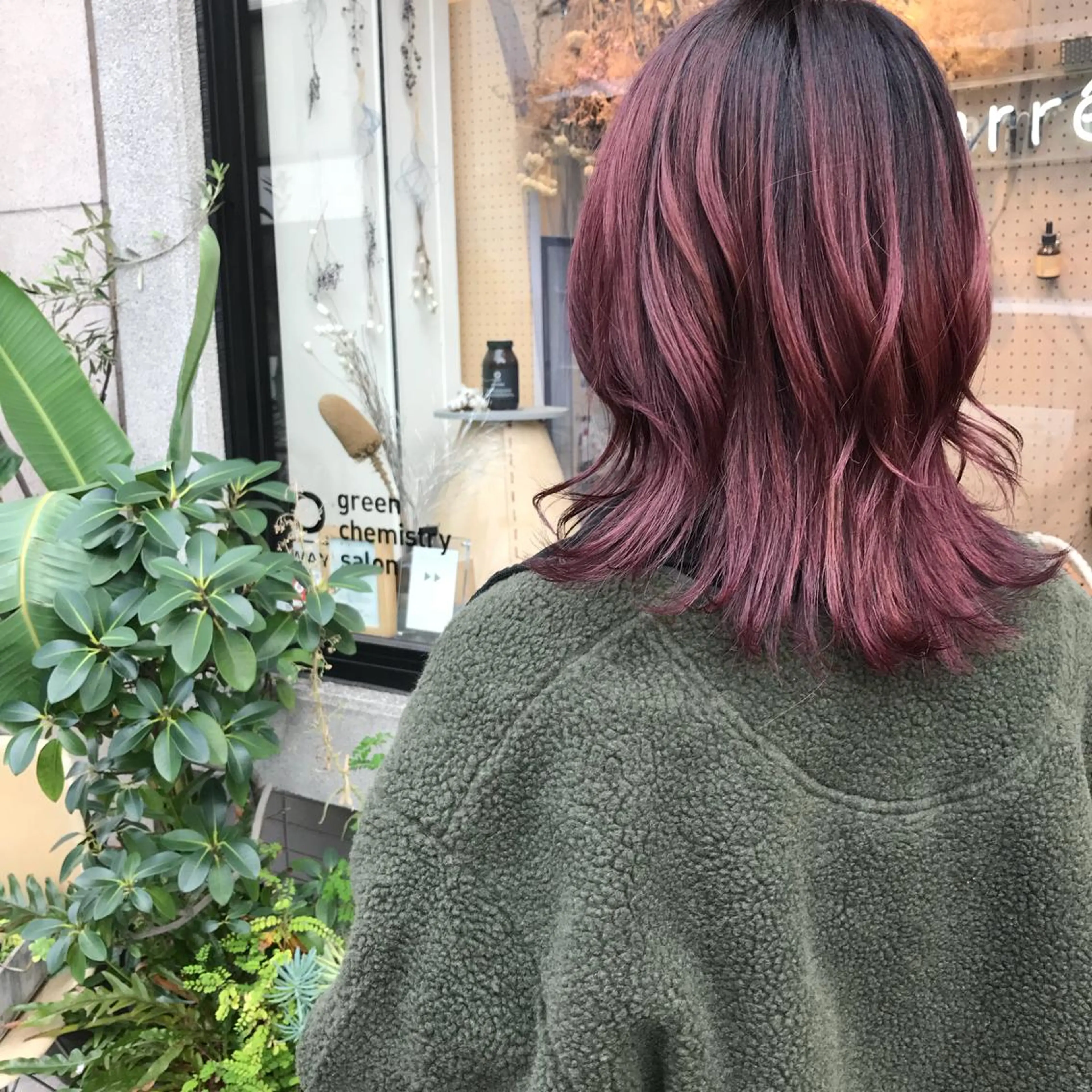 ミディアム 艶髪color💎髪 質改善ストレート大吉のヘアスタイル