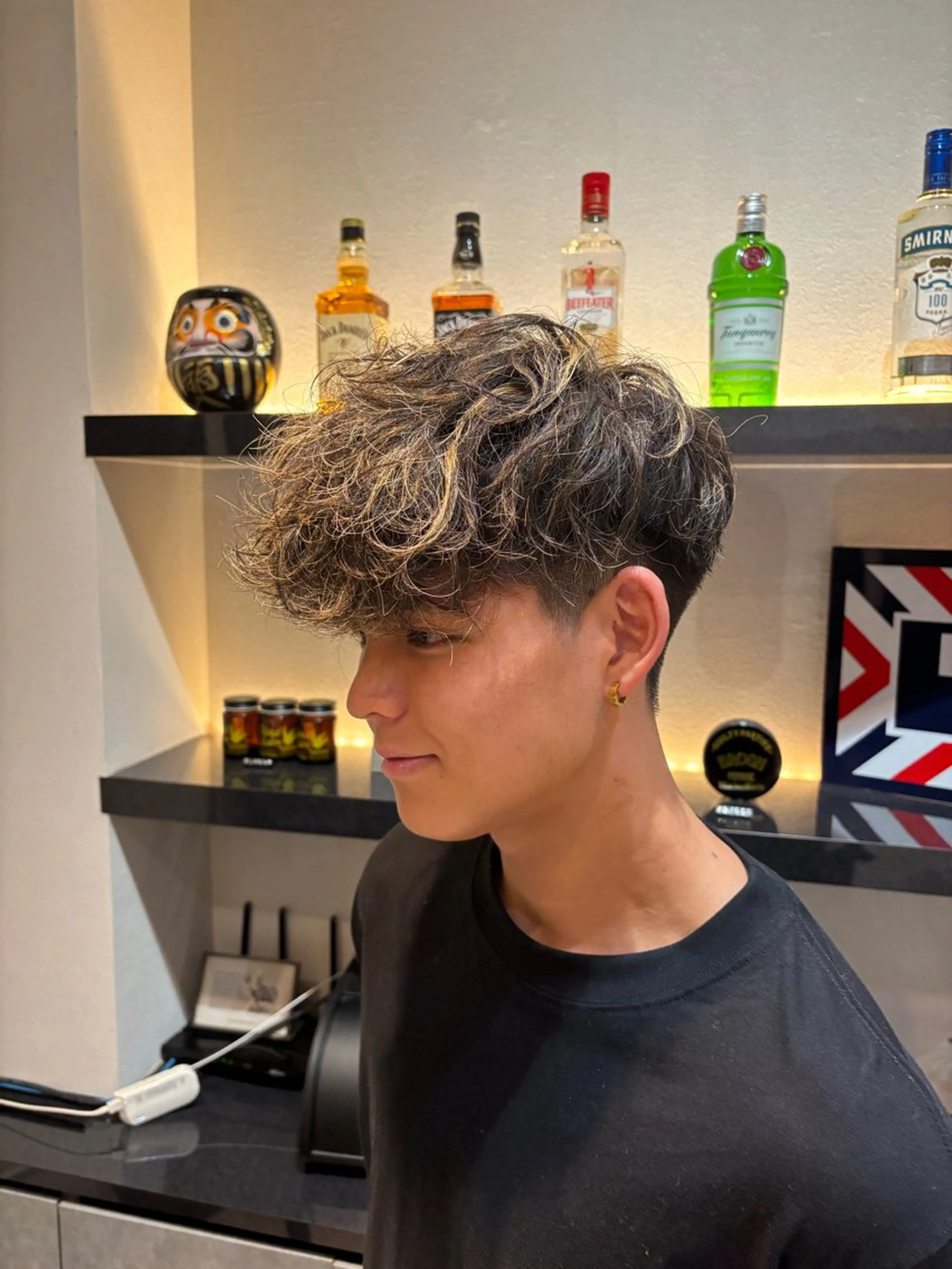 パーマ カット パーマ STAG BARBER富雄本店所属・STAGBARBER KOUGAのヘアスタイル