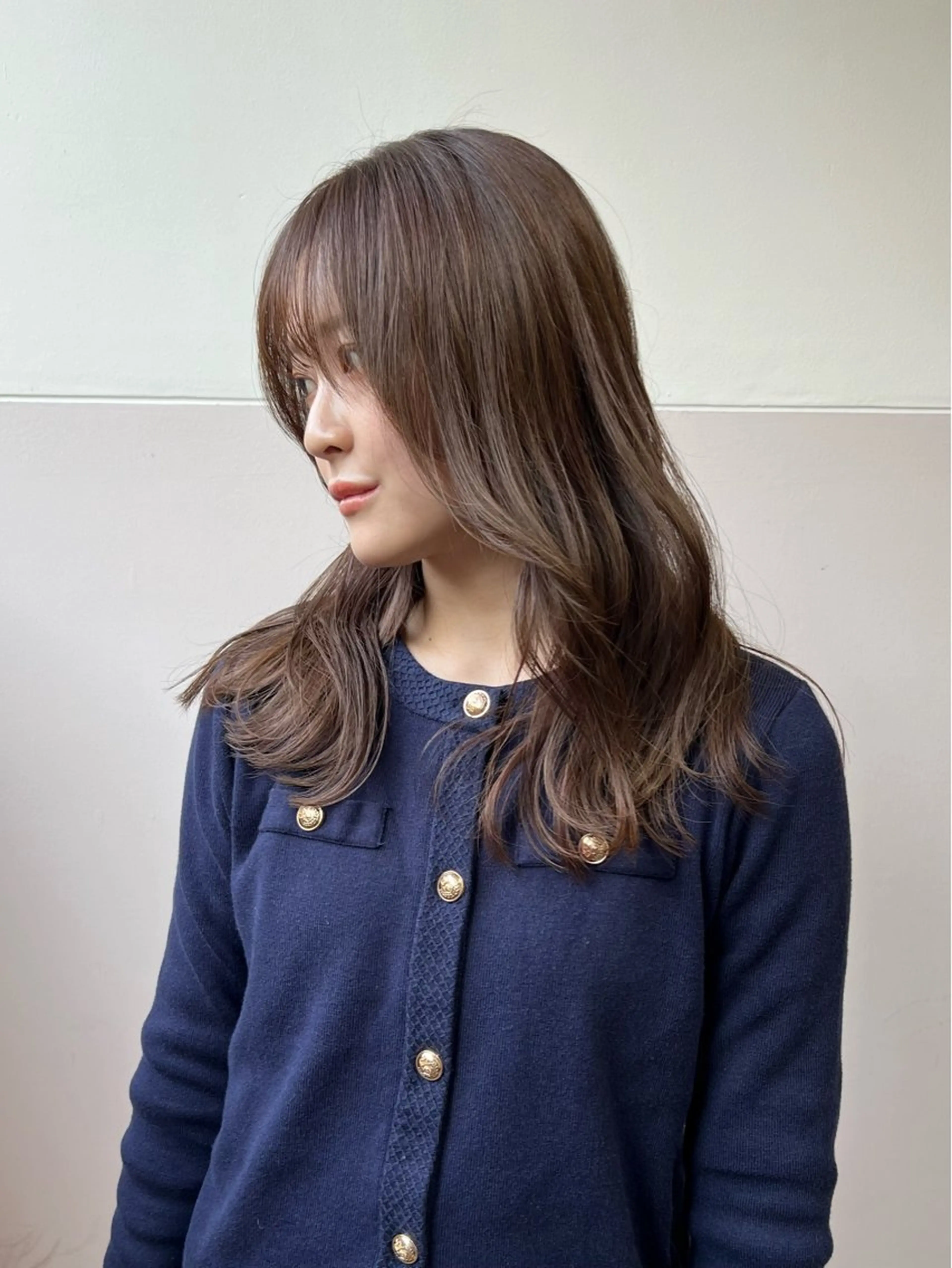 セミロング カラー カット ヘアカラー トリートメント 樫原裕二 /柔らかいカラーのヘアスタイル