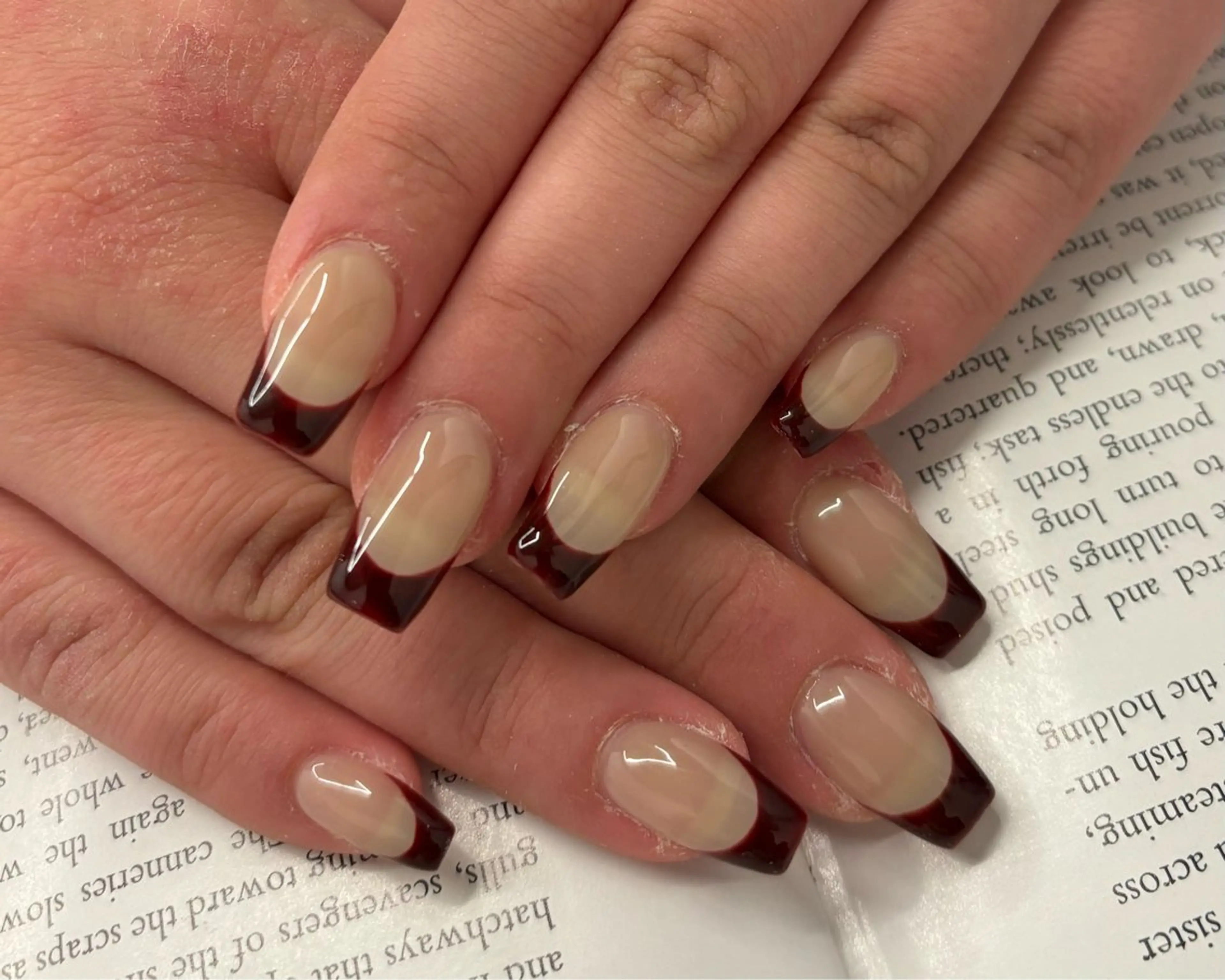 オフ込みフレンチ🩵2色までok❕（ベースカラー+1000円）の写真